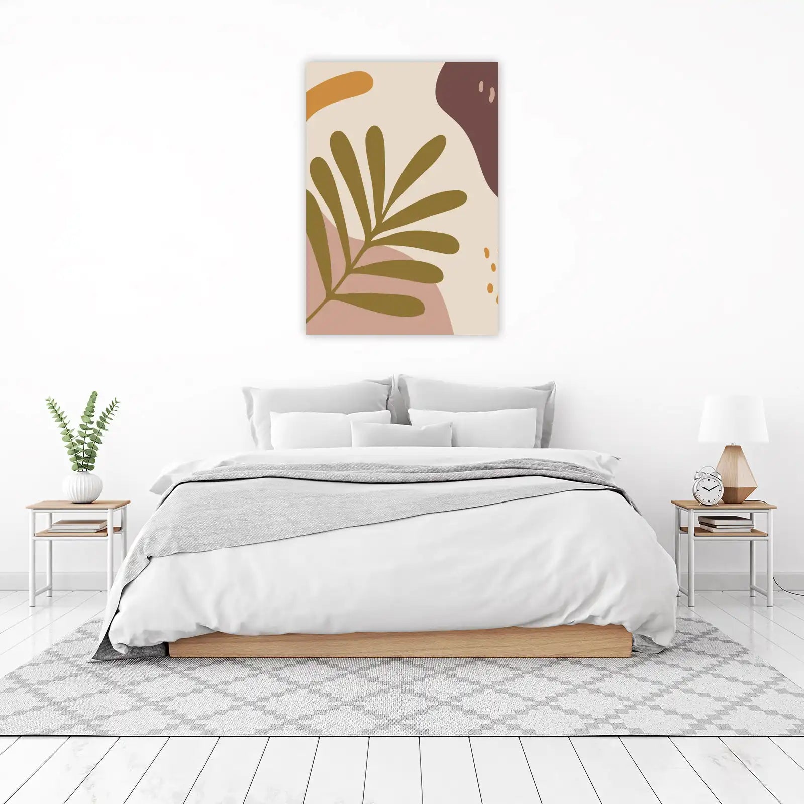Boho Botanical Abstract Wall Art