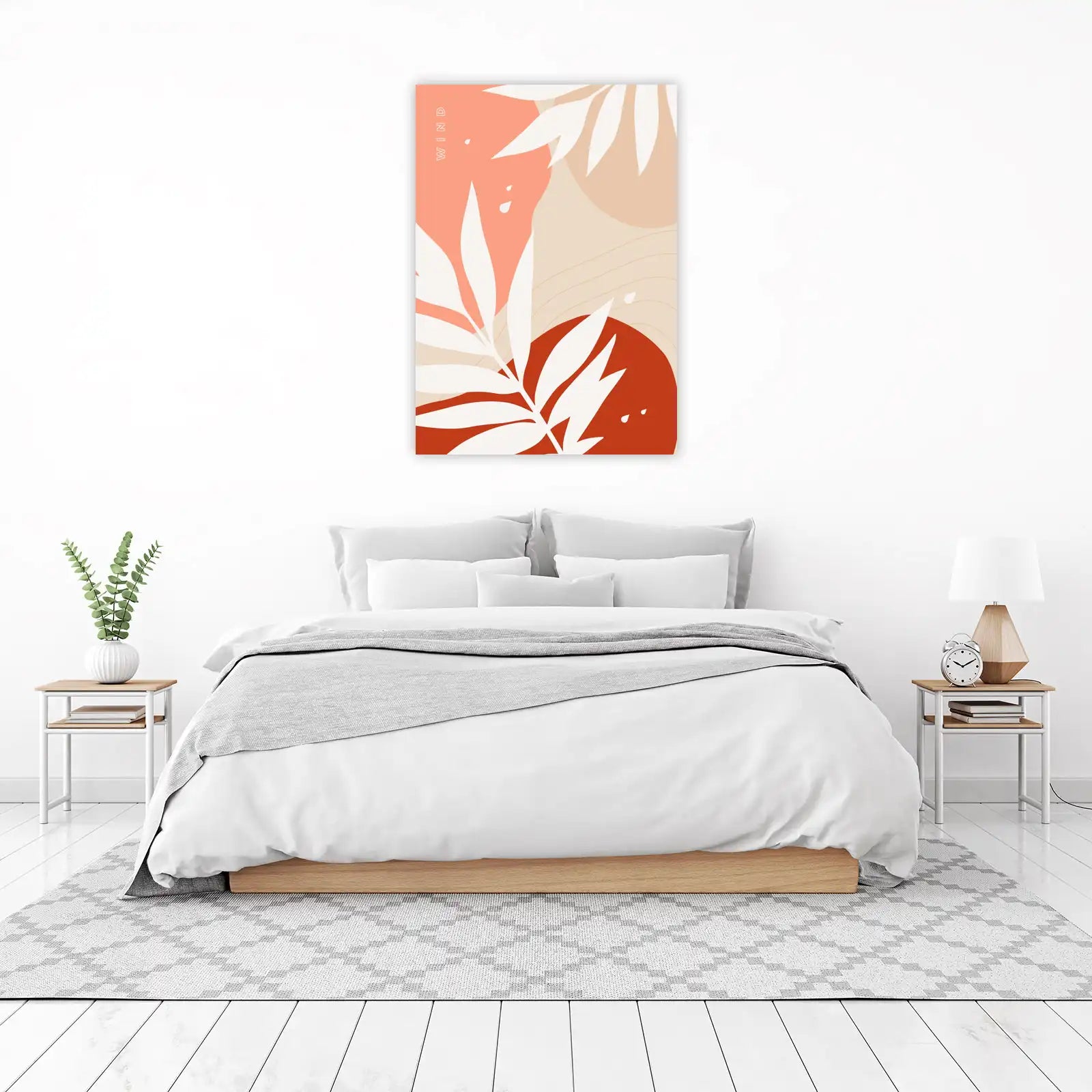 Abstract Leaf Organic Shapes Wall Art