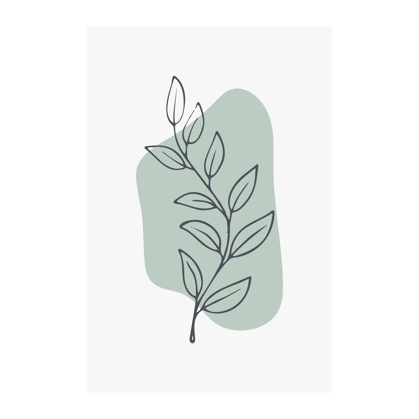 Minimalist Botanical Branch Wall Art