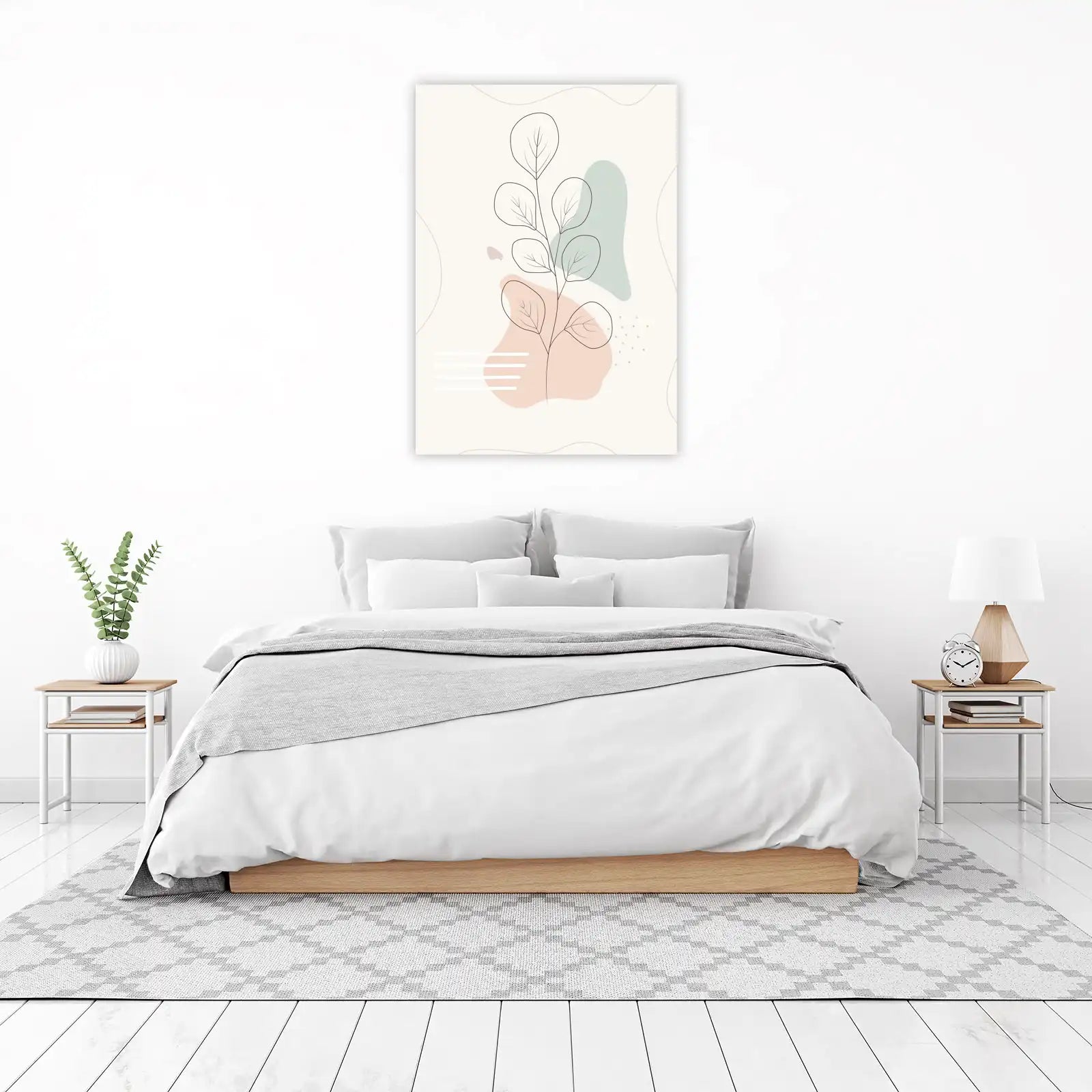 Minimalist Botanical Line Art Wall Art