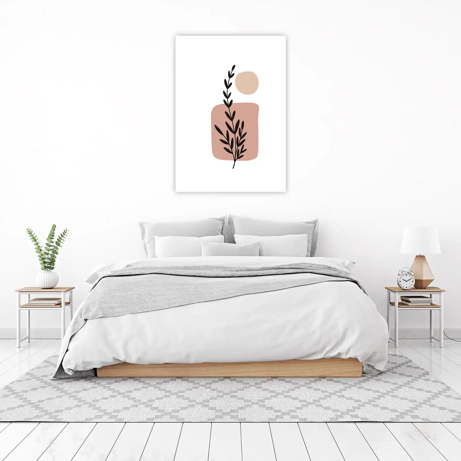 Minimalist Botanical Abstract Wall Art