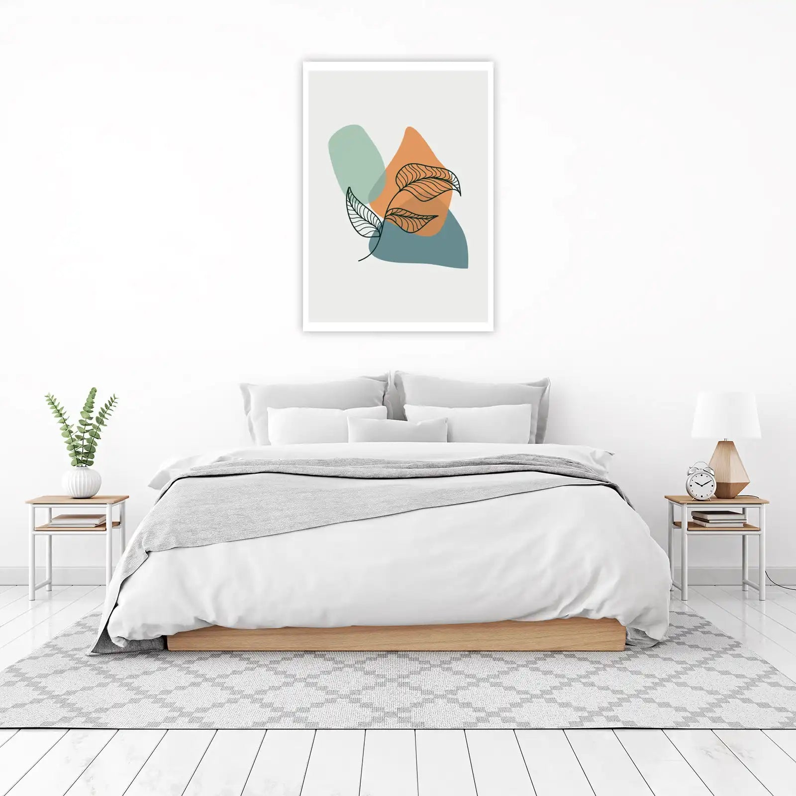 Abstract Botanical Leaves Wall Art Wall Art