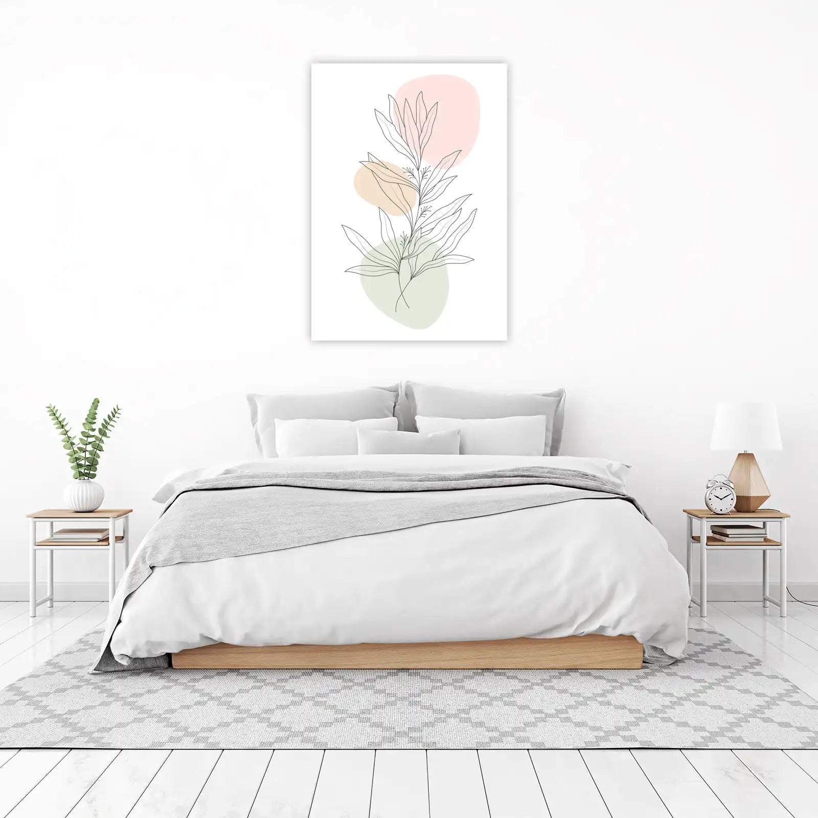 Minimalist Botanical Line Art Wall Art