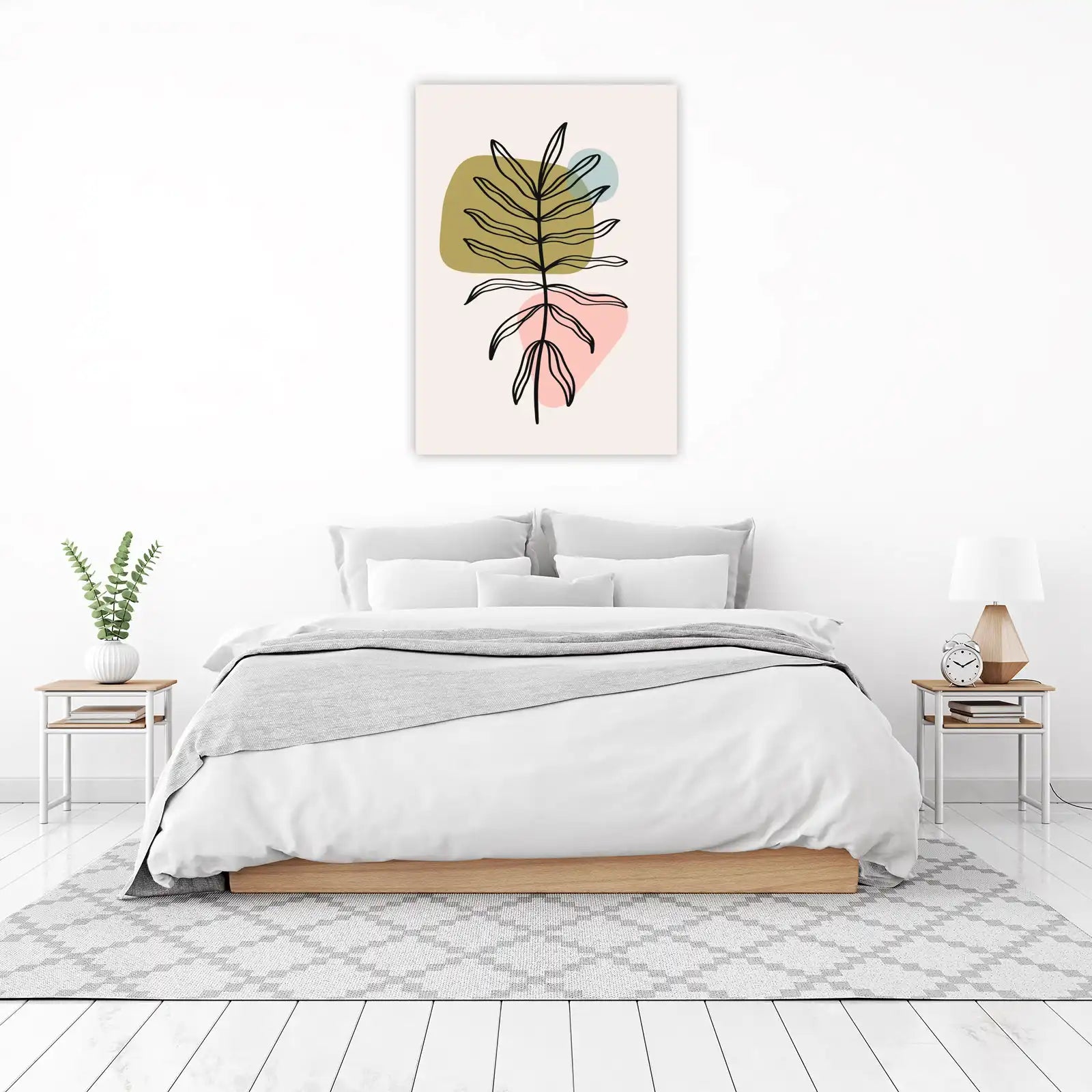 Abstract Botanical Line Art Wall Art