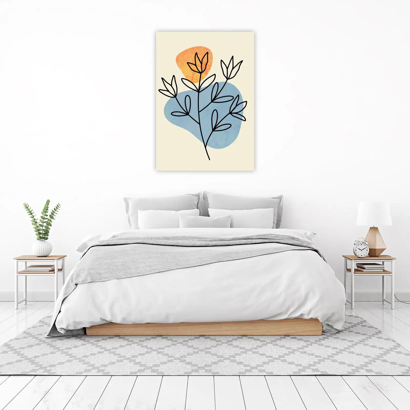 Abstract Botanical Minimalist Wall Art