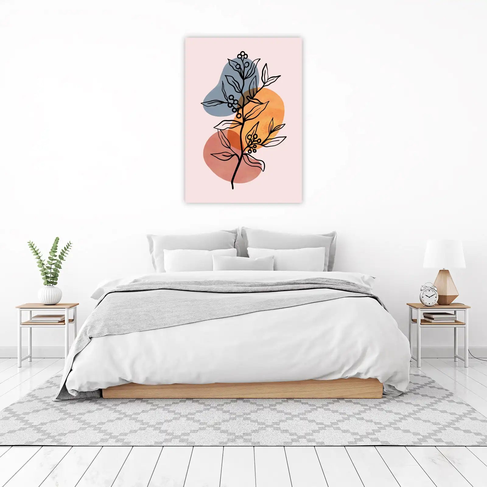 Abstract Botanical Line Art Wall Art
