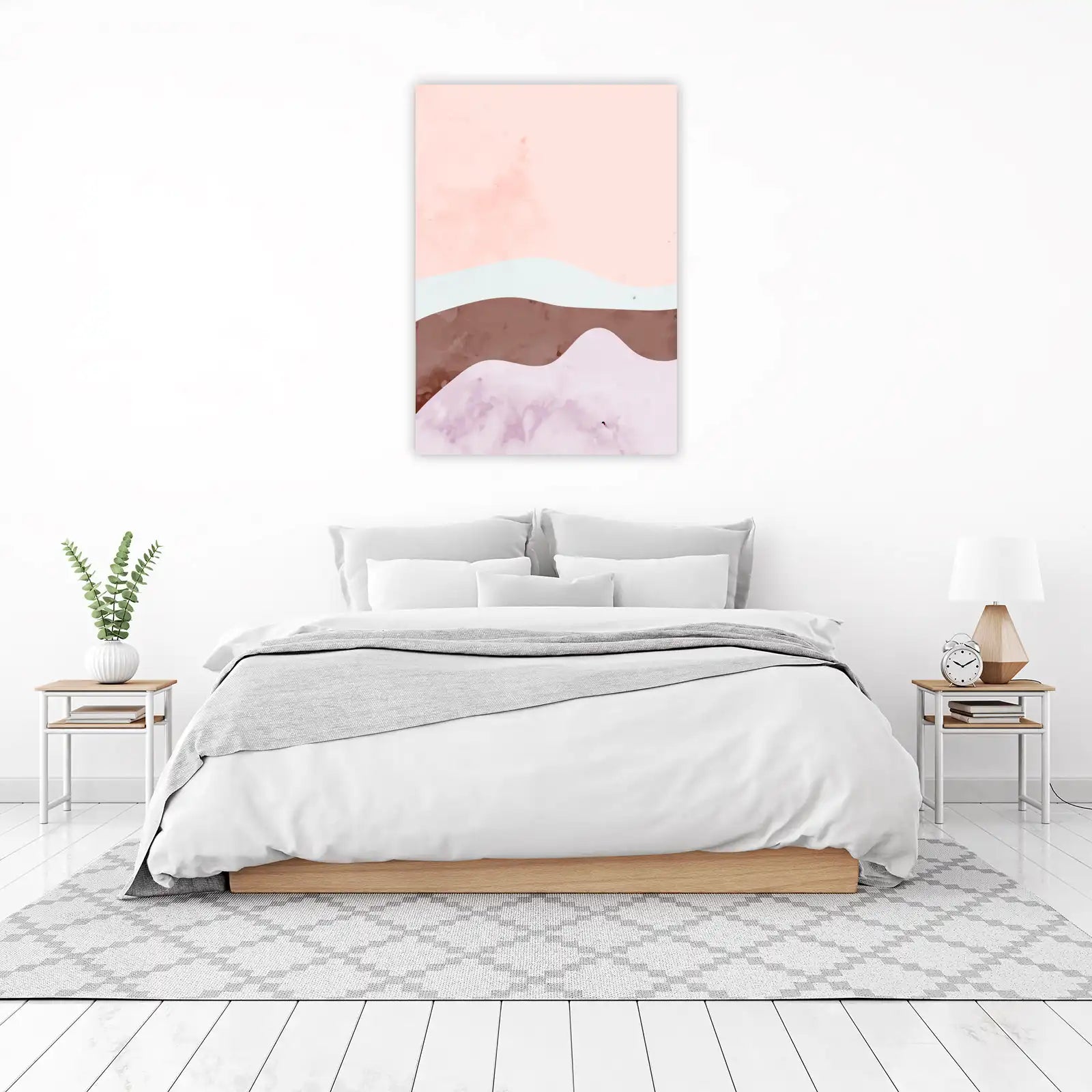 Soft Desert Landscape Abstract Wall Art