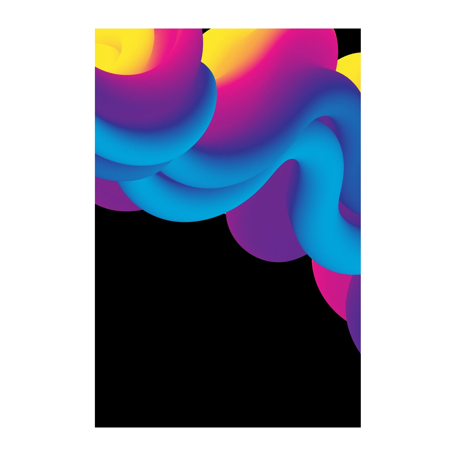 Vibrant Abstract Flow Wall Art - Modern Decor