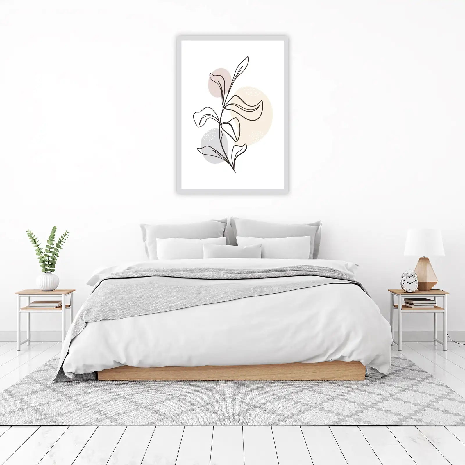 Minimalist Botanical Line Art Wall Art