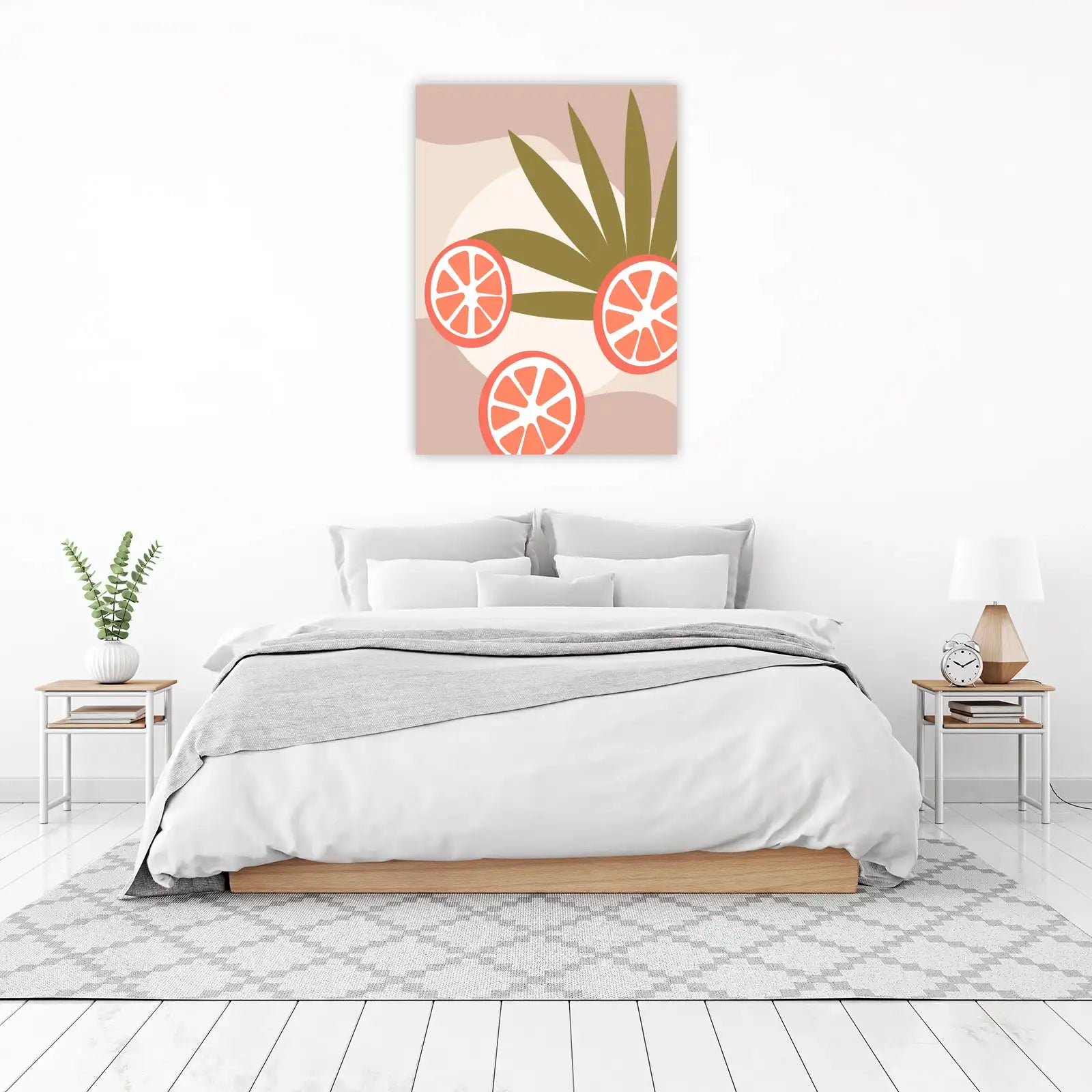 Vibrant Citrus Grove Wall Art