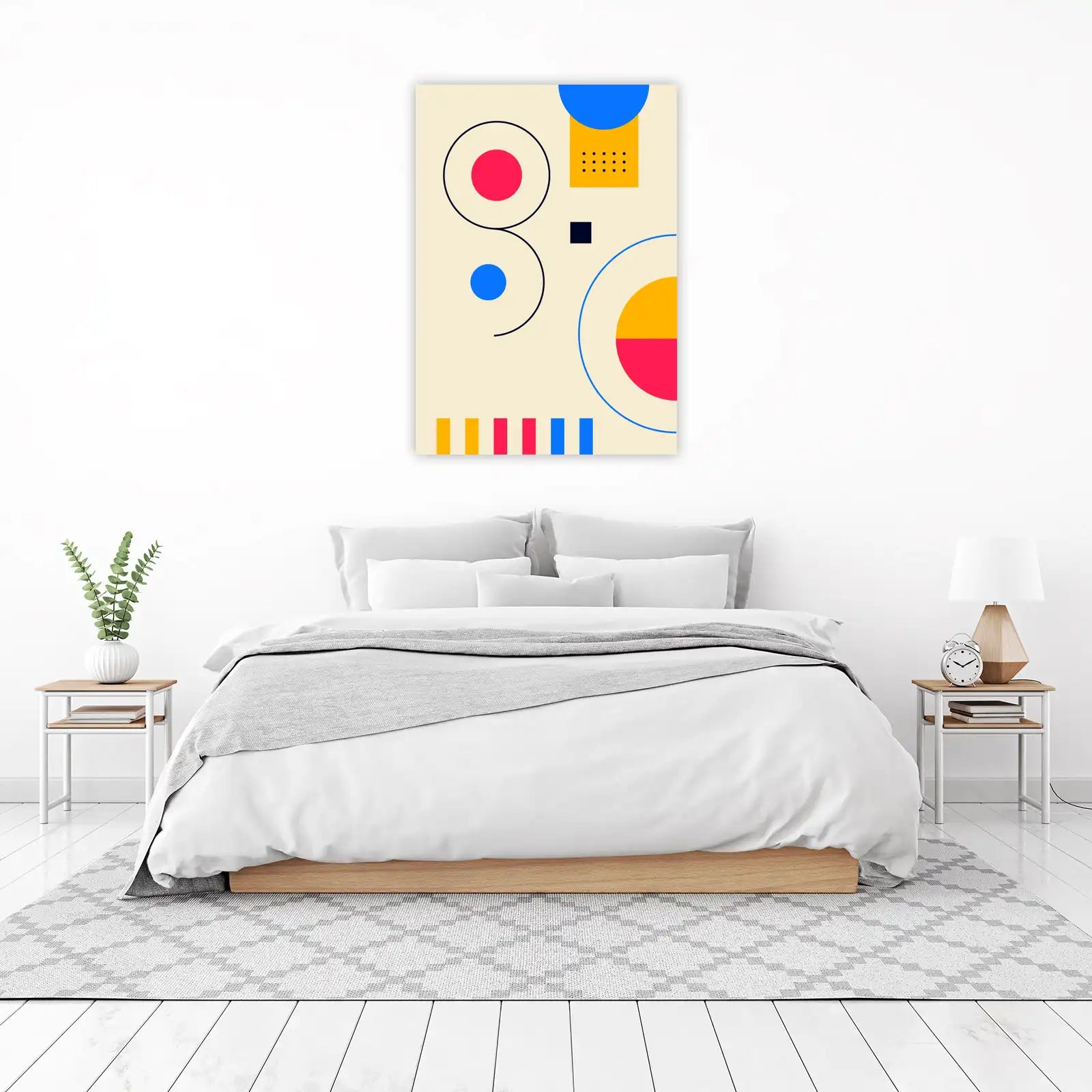 Abstract Geometric Pop Art Wall Art