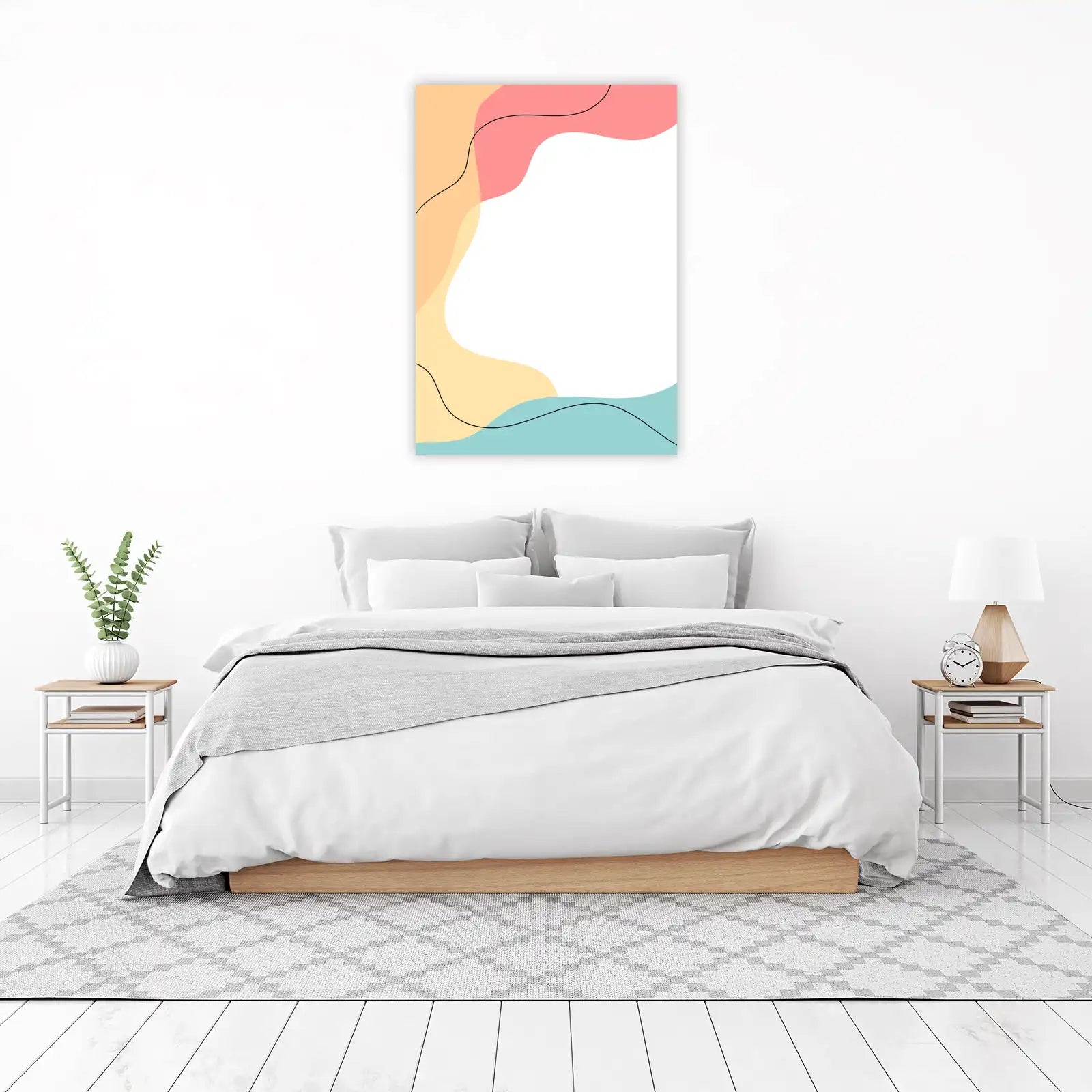 Abstract Pastel Flow Wall Art Wall Art
