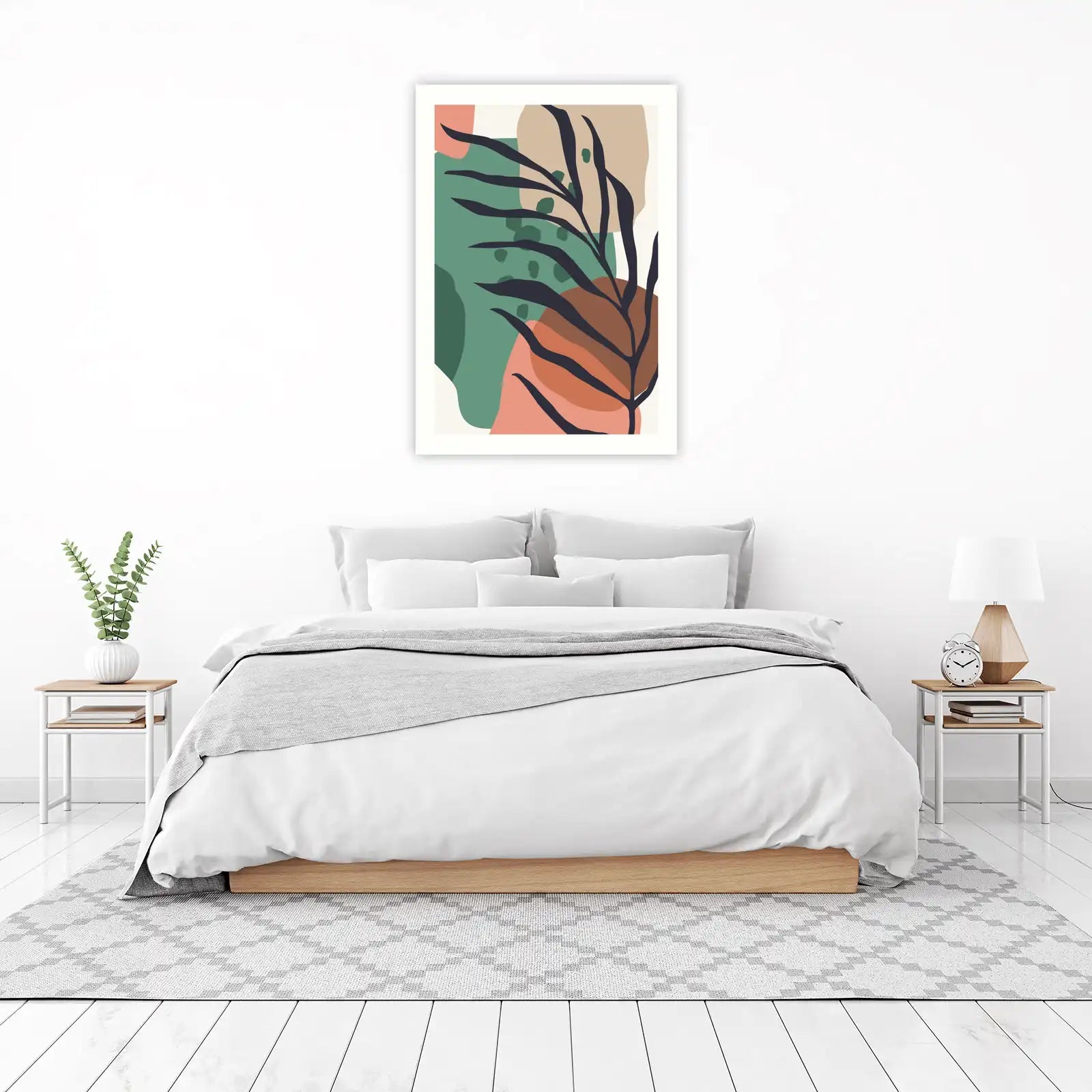 Bohemian Botanical Abstract Art Wall Art