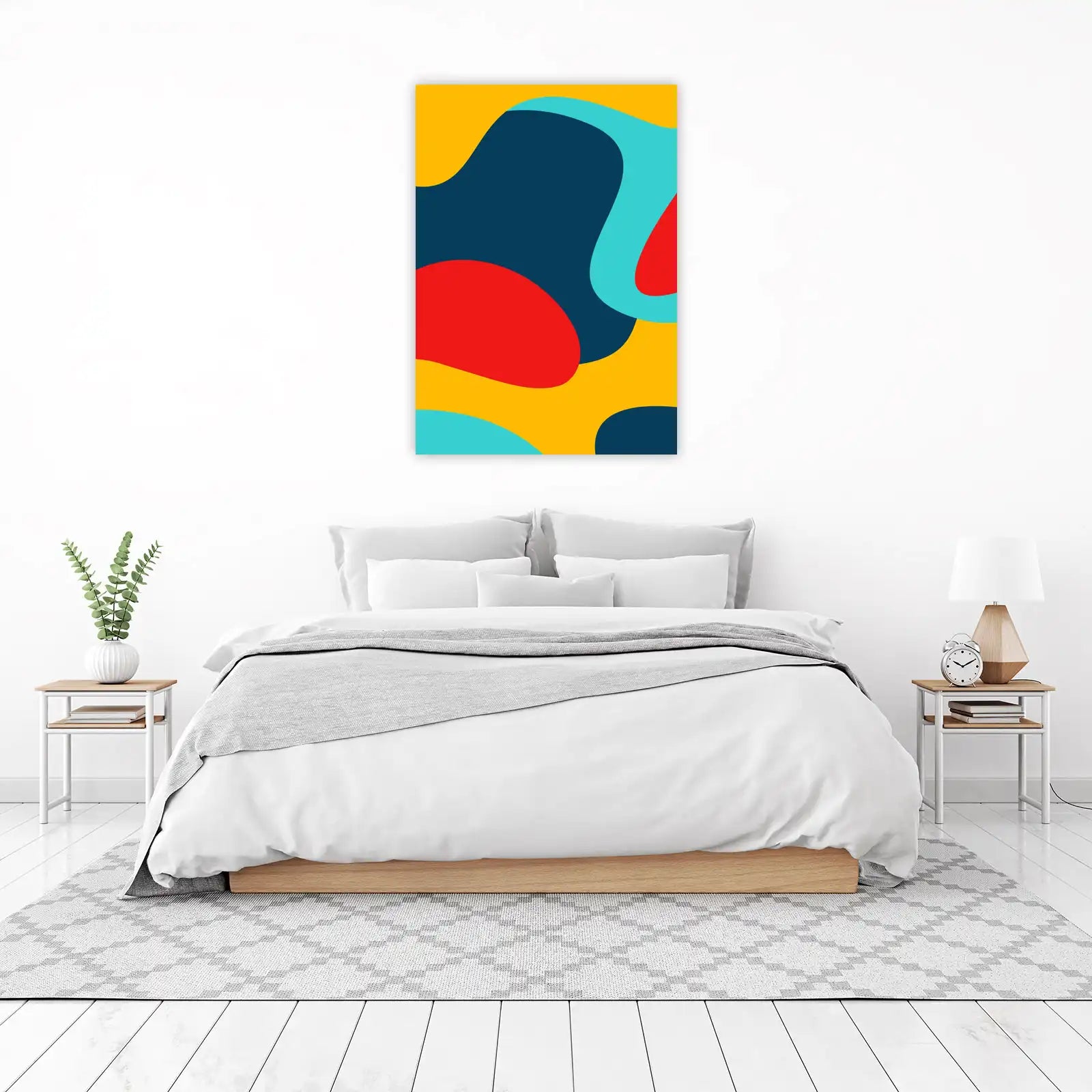 Abstract Flow Retro Pop Art Wall Art