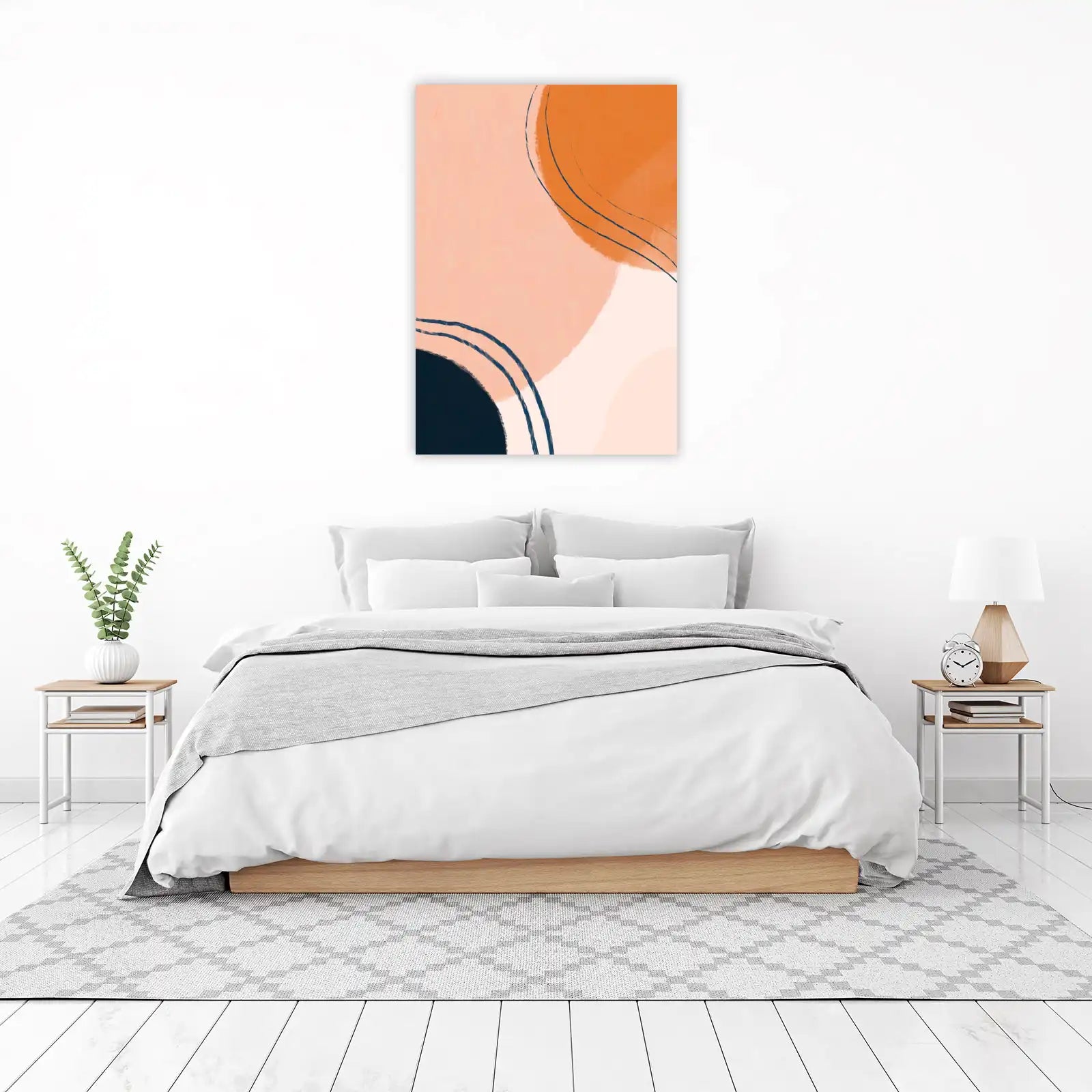 Boho Abstract Shapes Wall Art