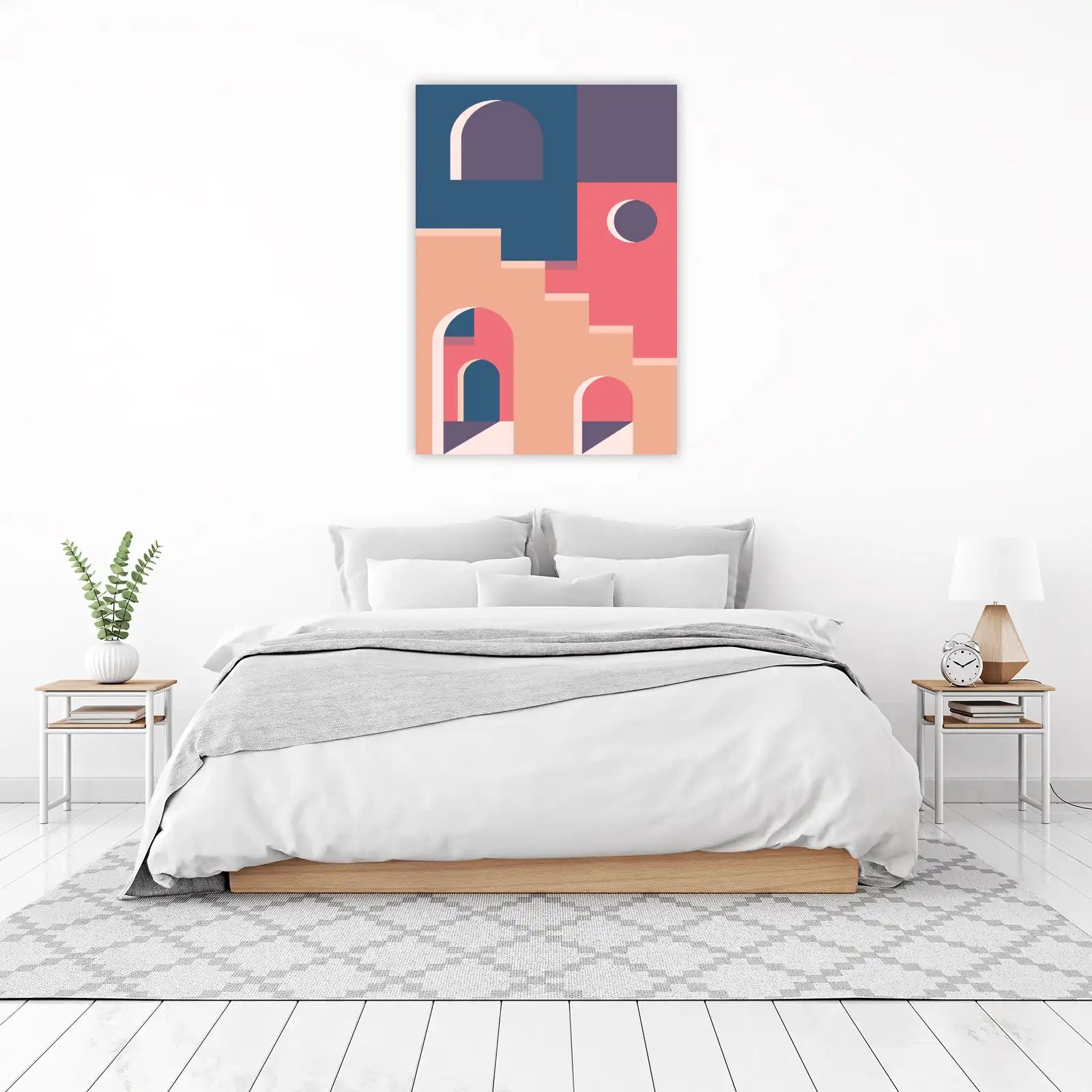 Abstract Arches Mid-Century Modern Wall Art