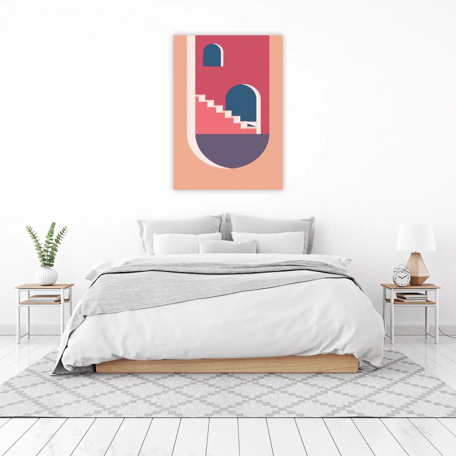 Abstract Archway & Stairs Wall Art