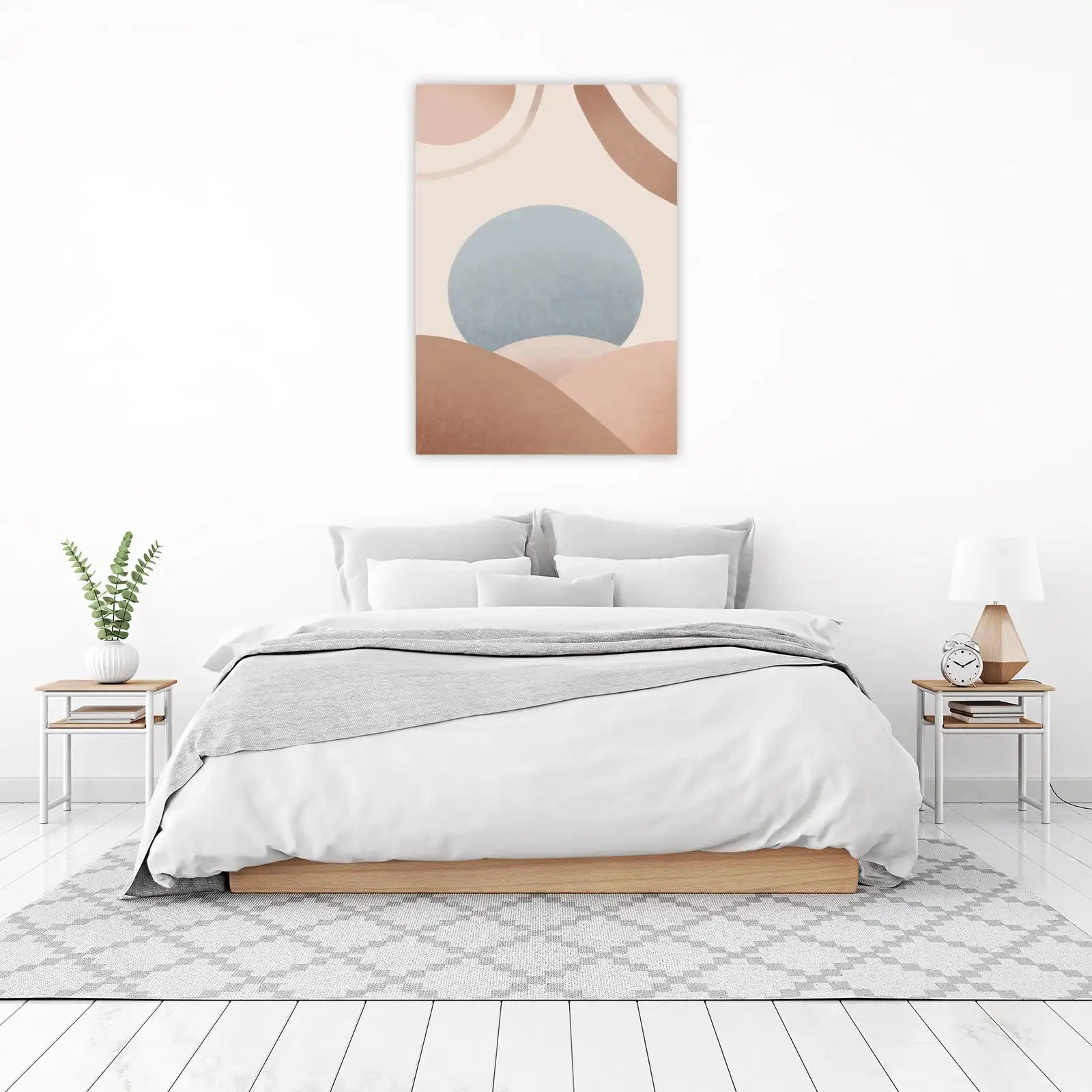 Abstract Desert Sunrise Wall Art