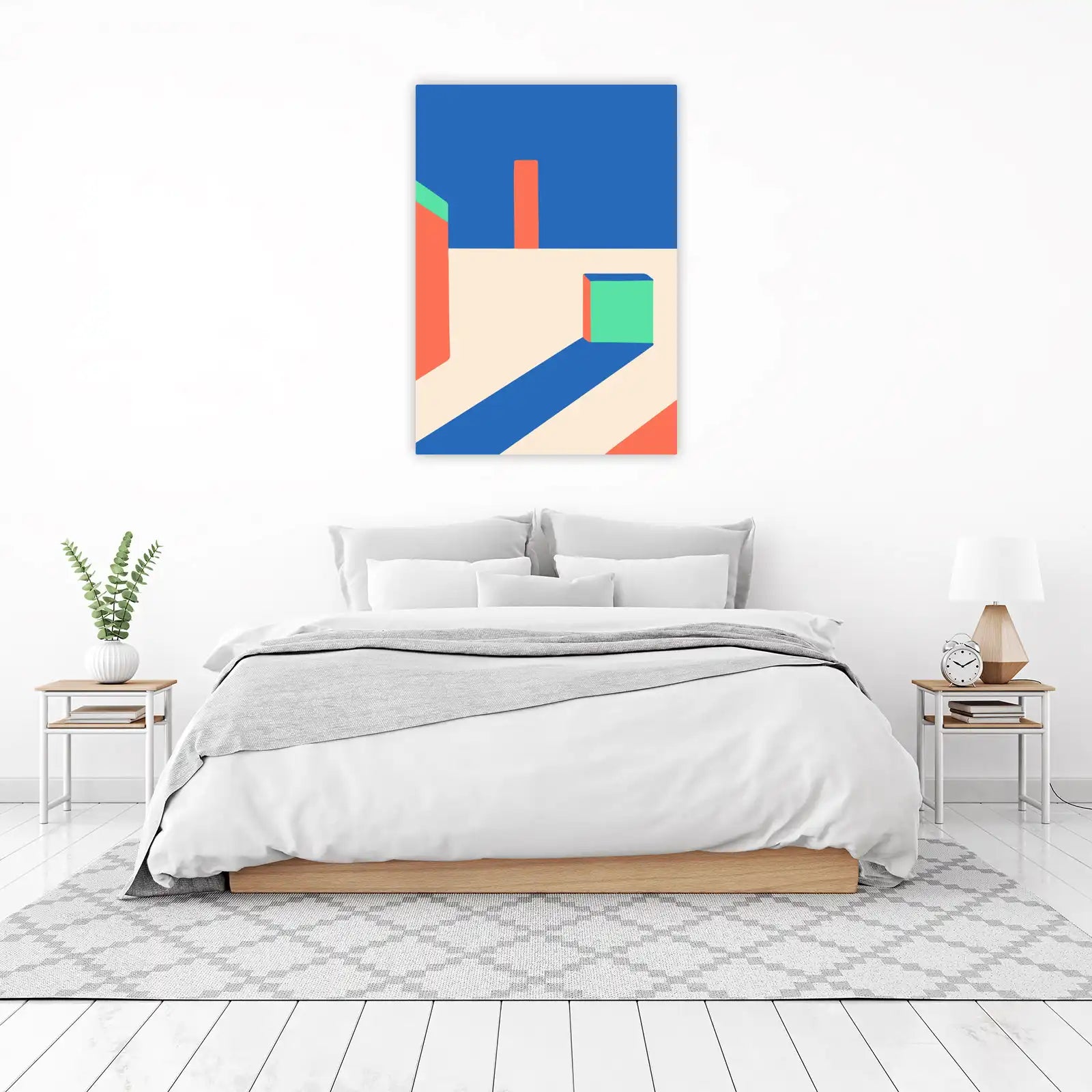 Abstract Geometric Shapes Wall Art