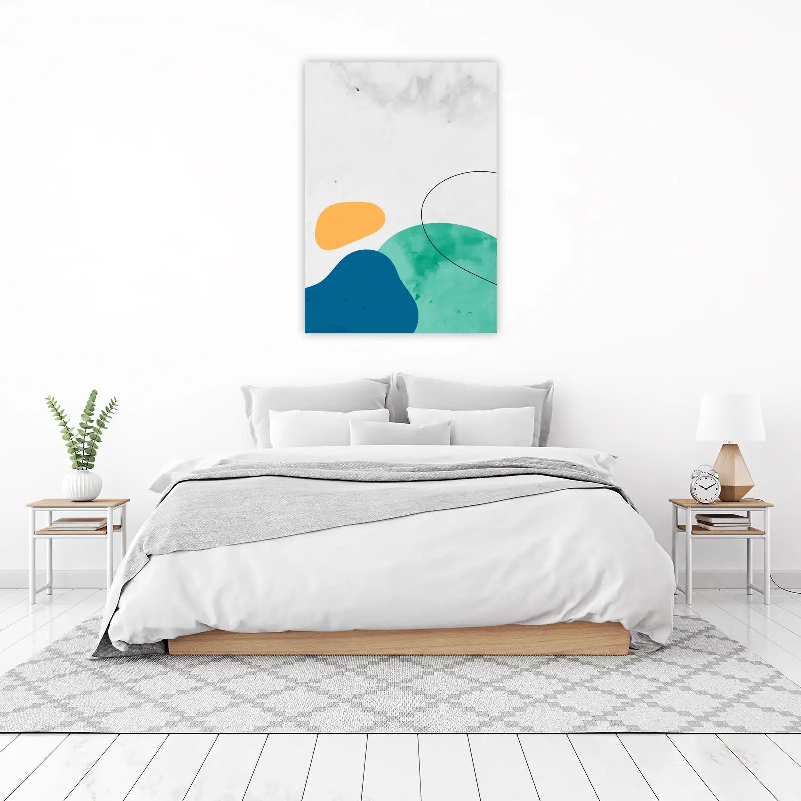 Abstract Organic Shapes Wall Art