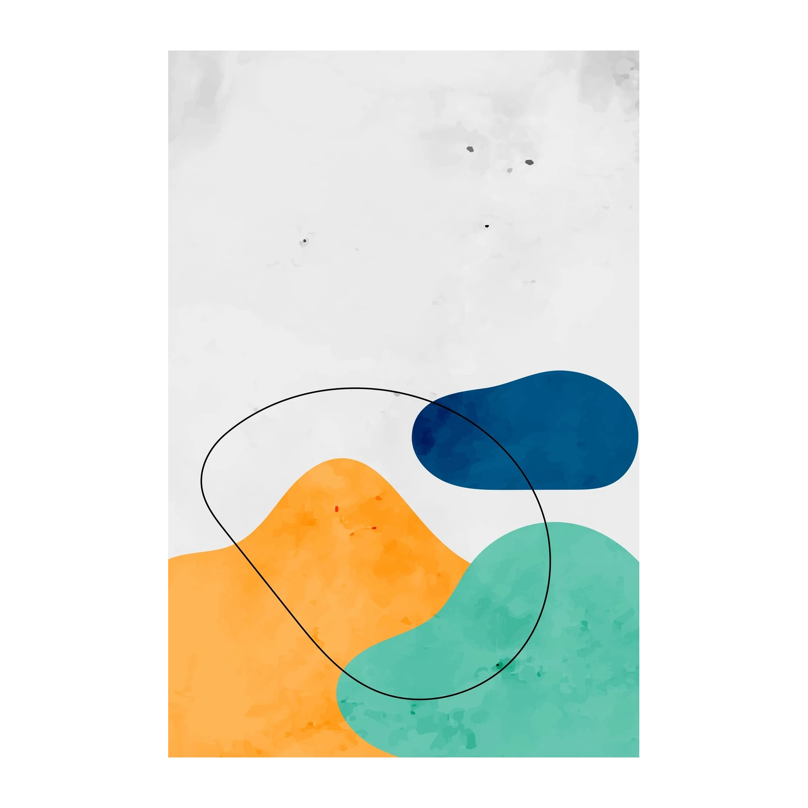 Abstract Landscape Wall Art - Modern Art