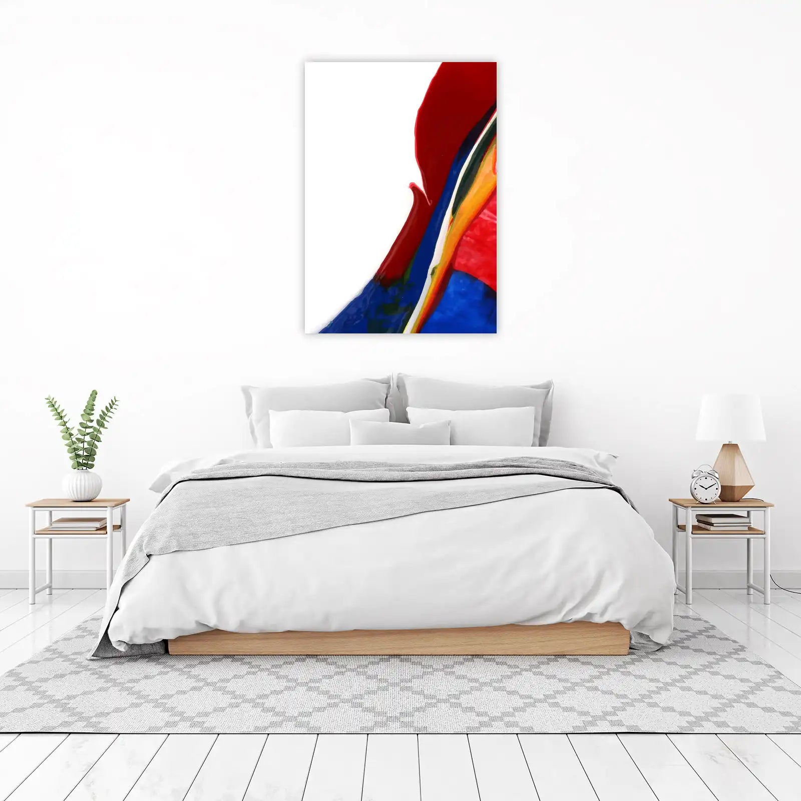 Vibrant Abstract Swirls Wall Art | Modern Art Decor