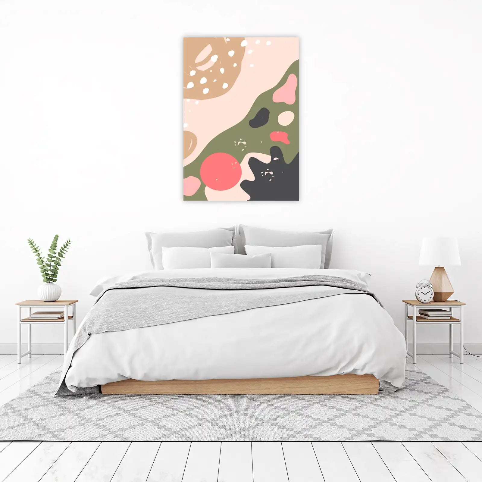 Modern Abstract Shapes Wall Art