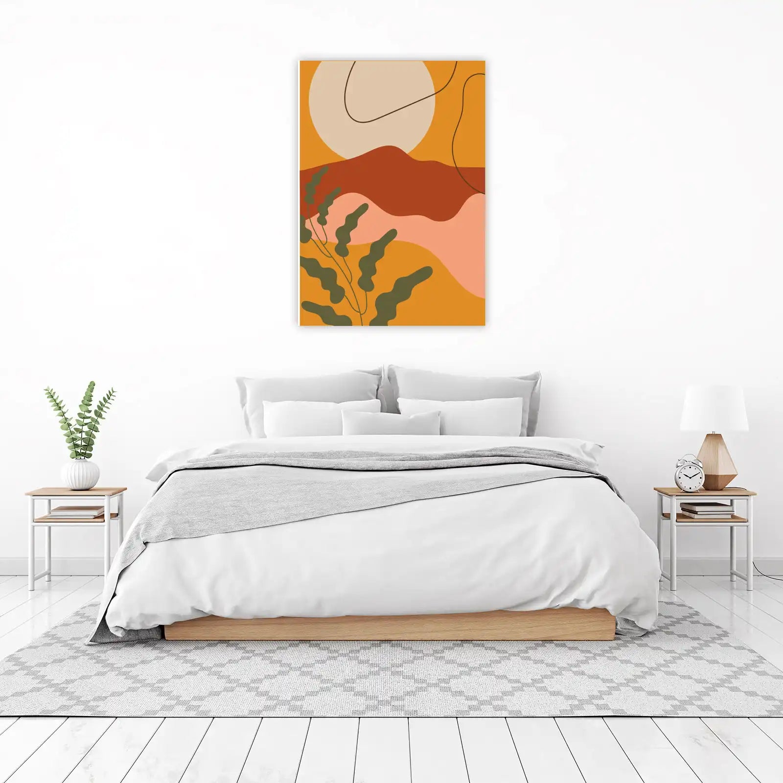 Boho Desert Landscape Wall Art