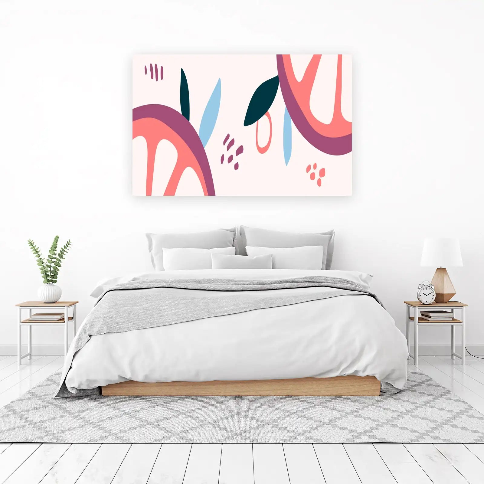 Modern Abstract Fruit Slice Wall Art