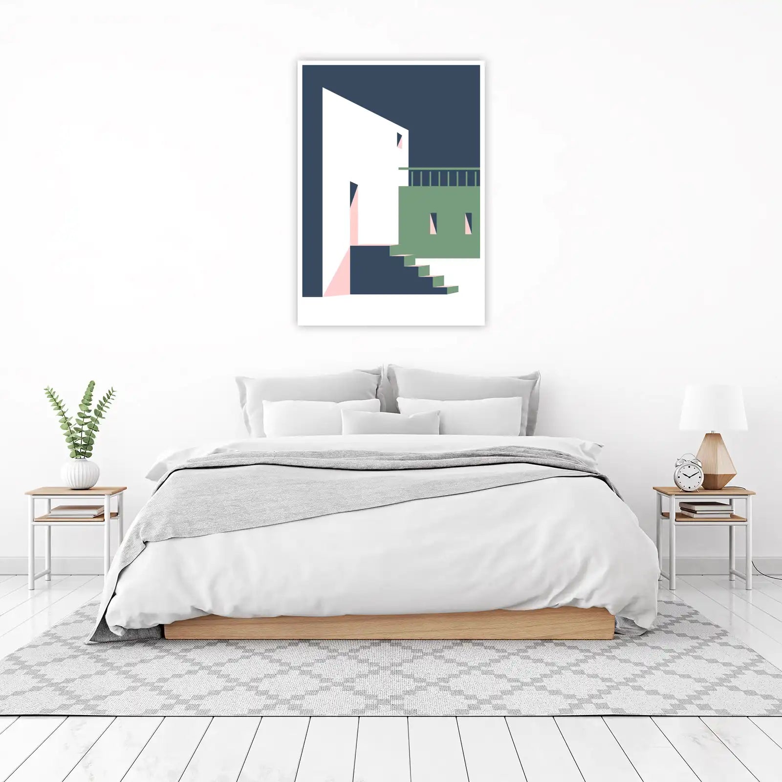 Modern Architectural Steps Wall Art