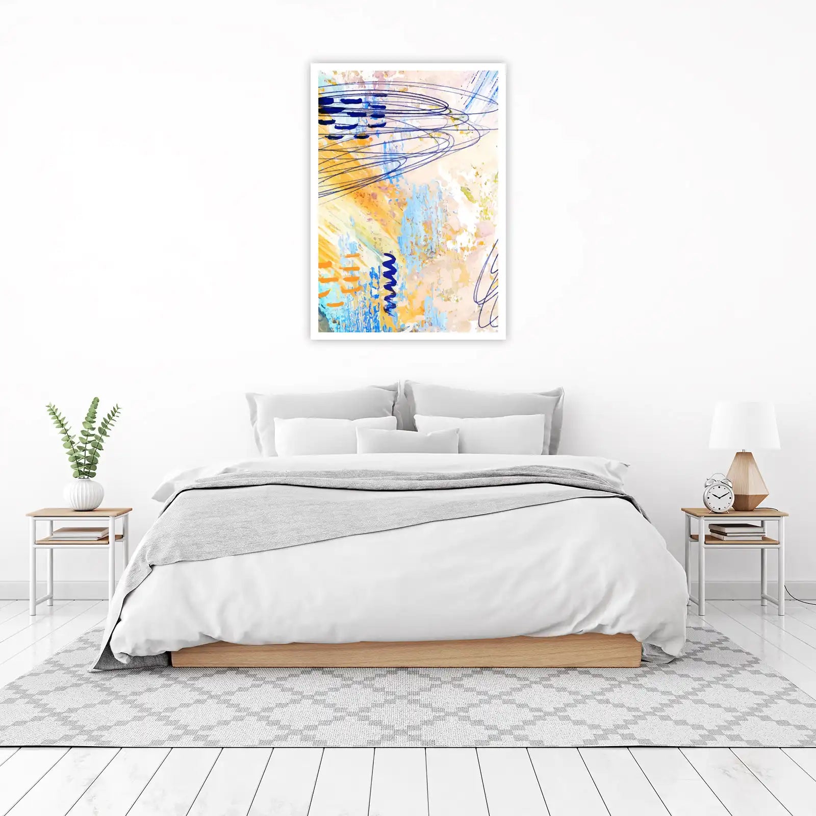 Abstract Splash & Scribble Wall Art