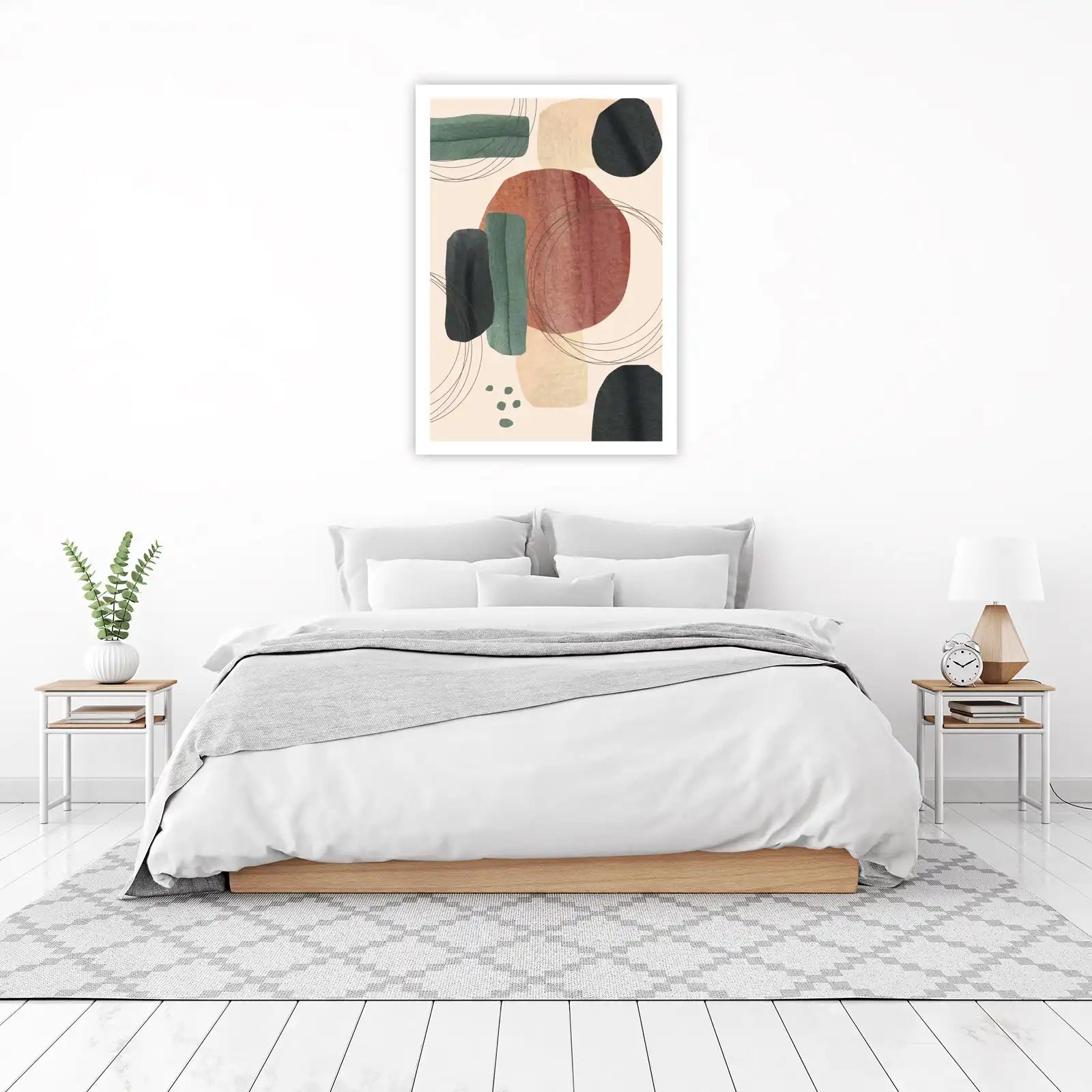Abstract Boho Mid-Century Modern Wall Art