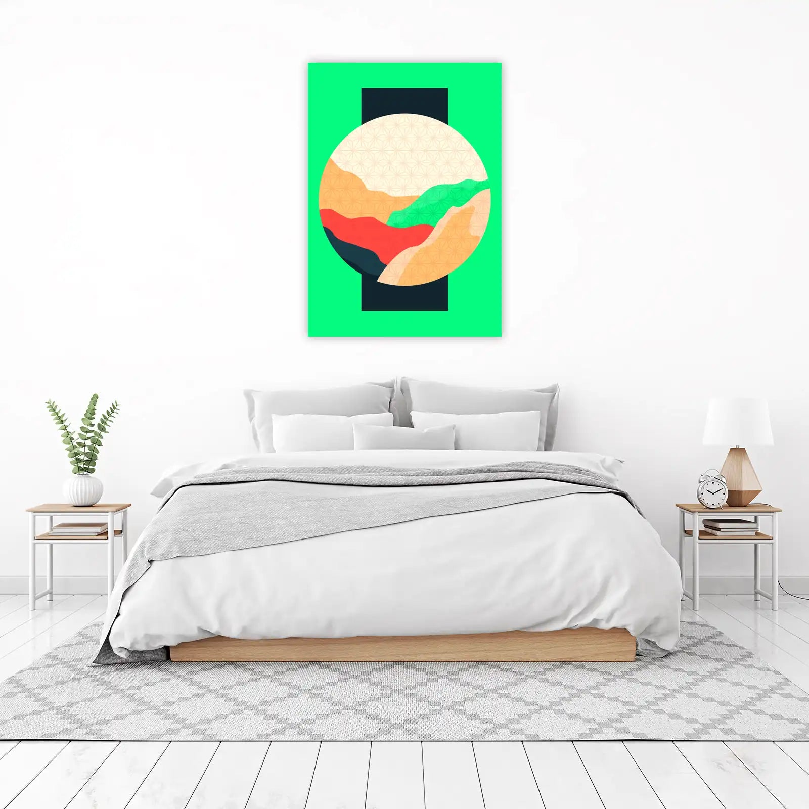 Abstract Geometric Landscape Wall Art