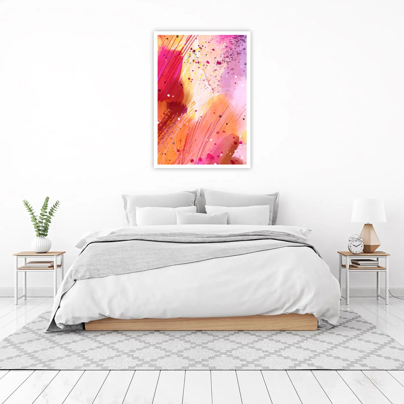 Vibrant Abstract Splatter Wall Art