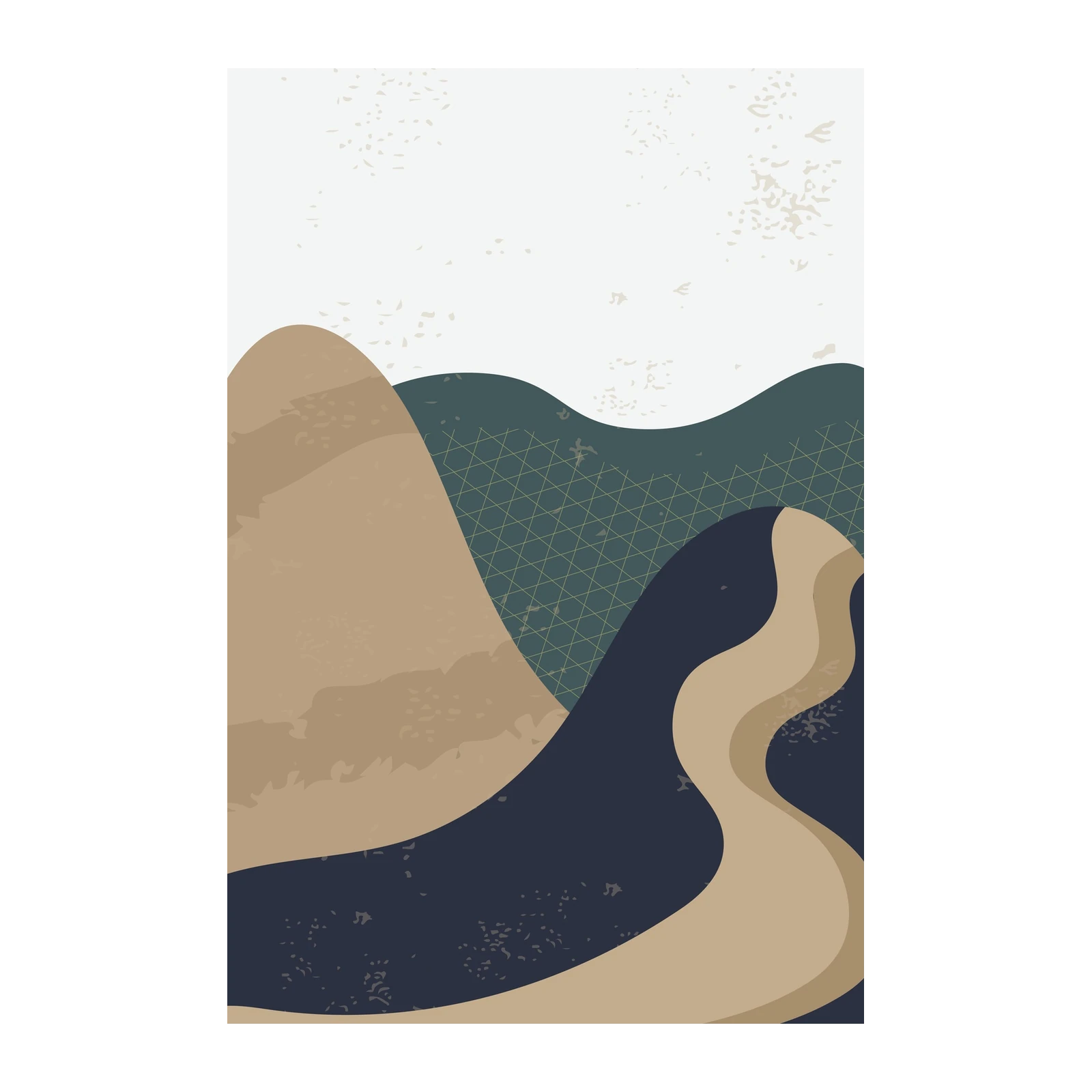 Abstract Landscape Minimalist Wall Art
