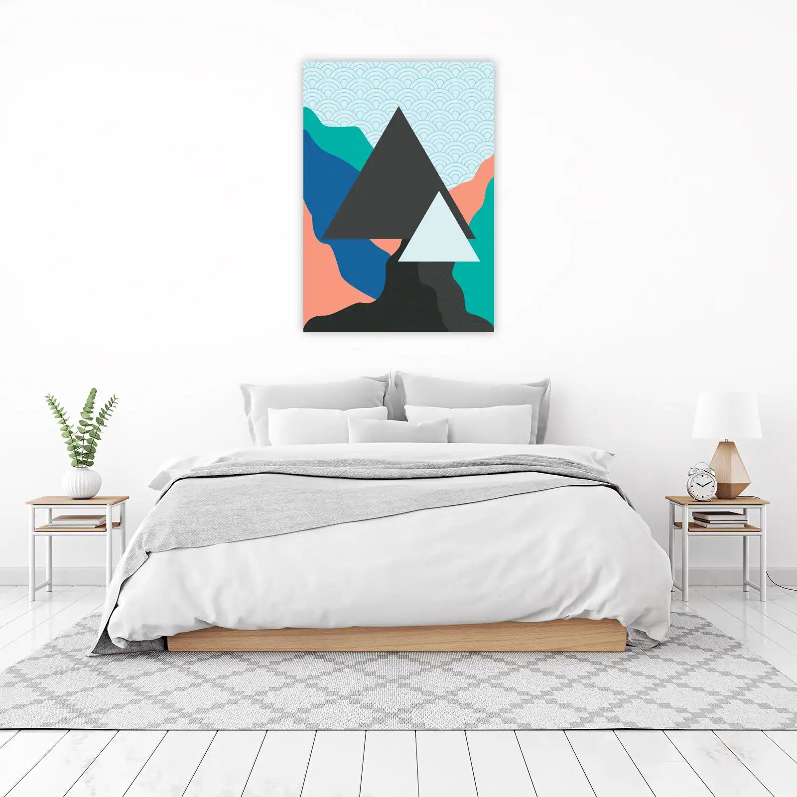 Abstract Mountain Geo Wall Art