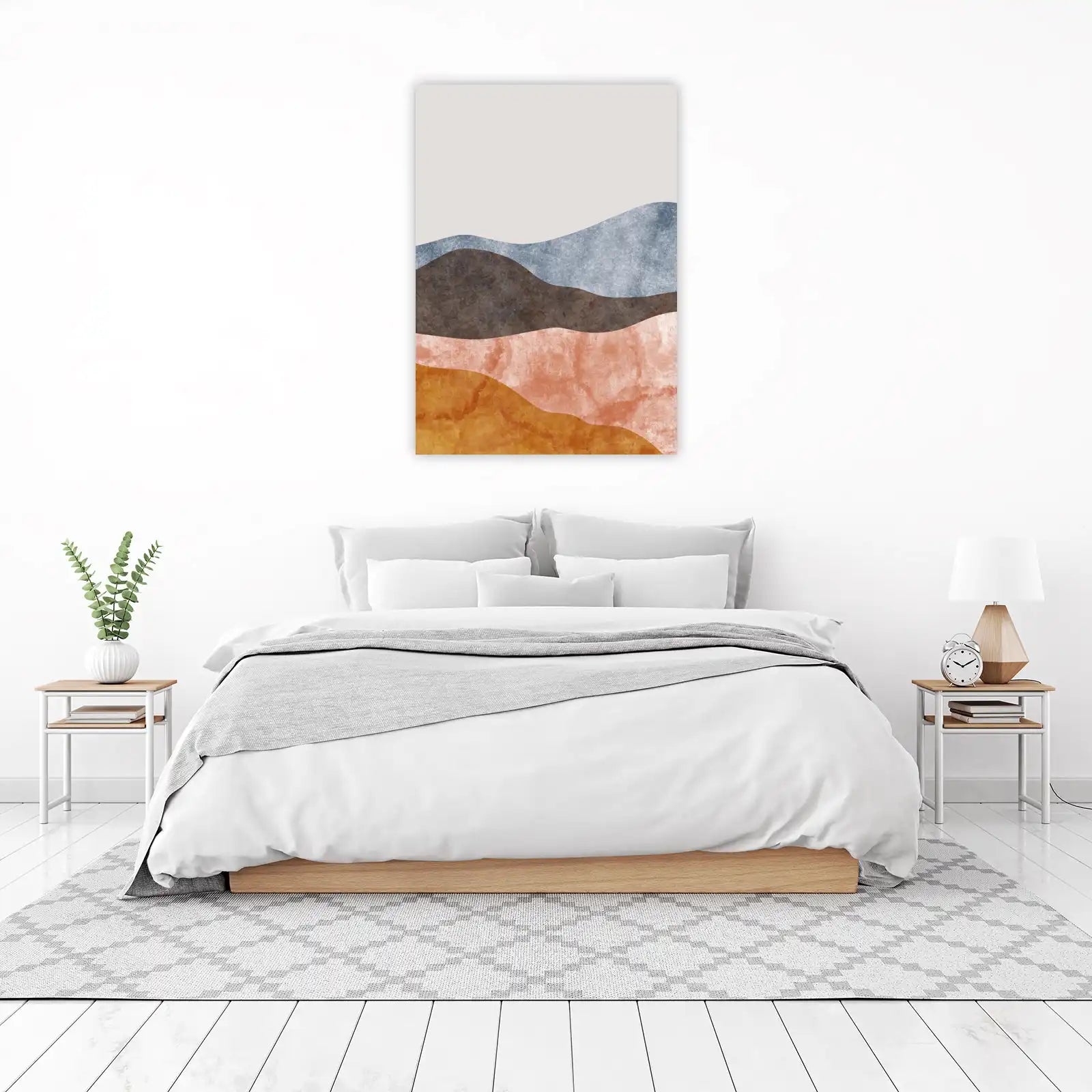Abstract Landscape Warm Tones Wall Art