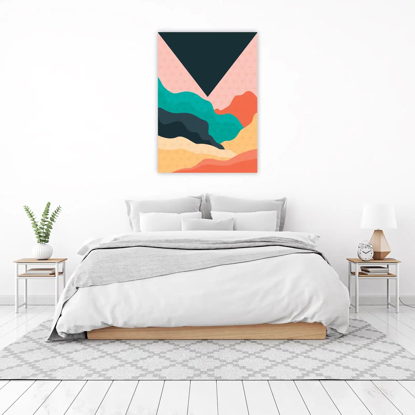 Abstract Geometric Landscape Wall Art