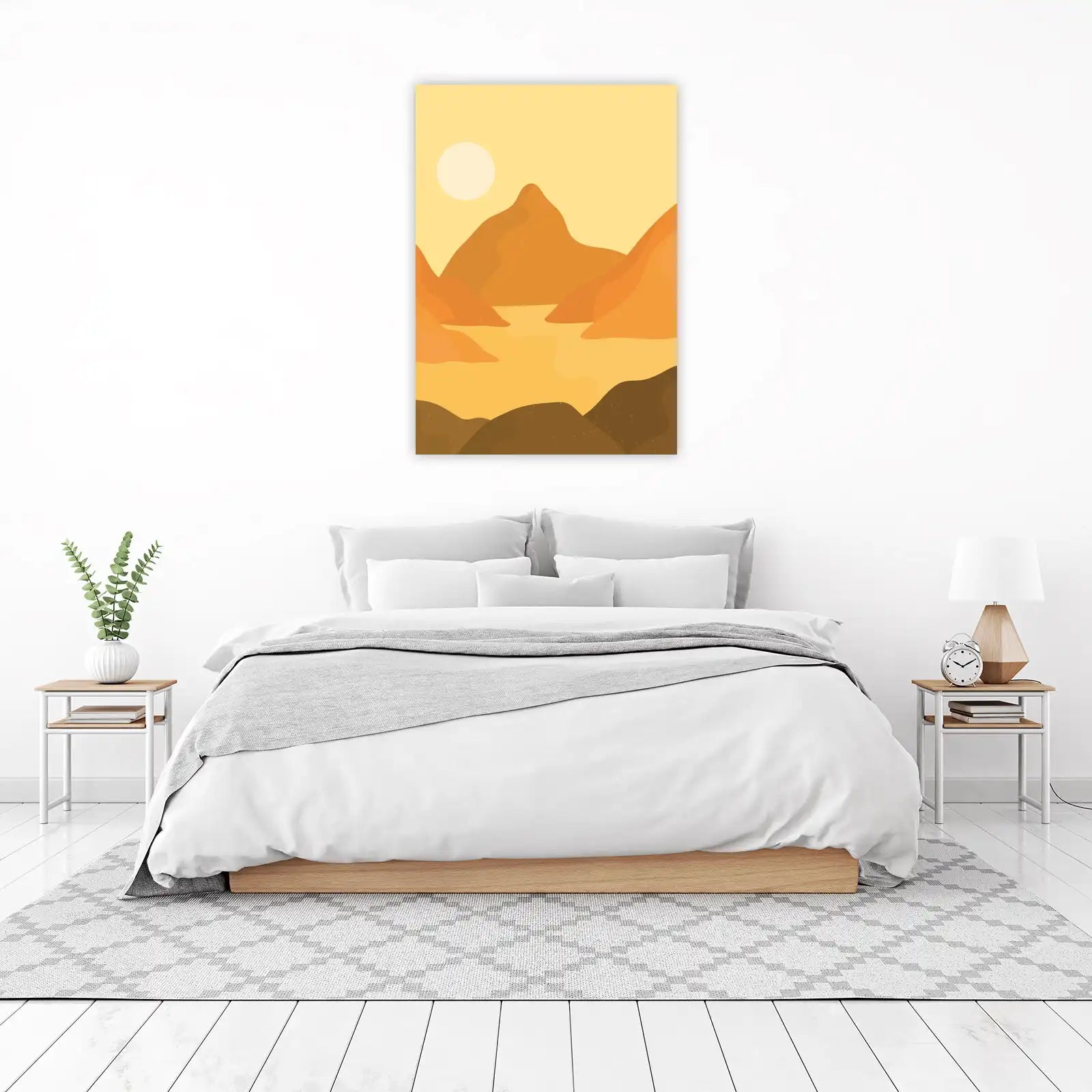 Abstract Desert Landscape Wall Art