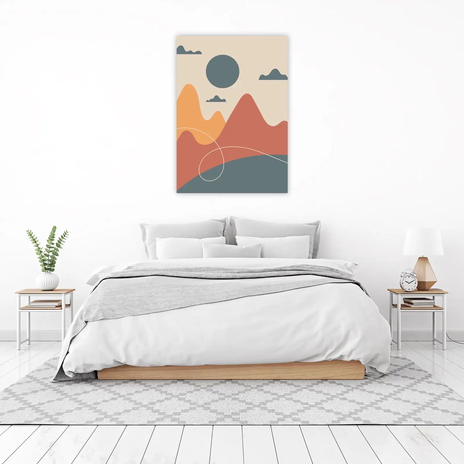 Bohemian Landscape Abstract Wall Art