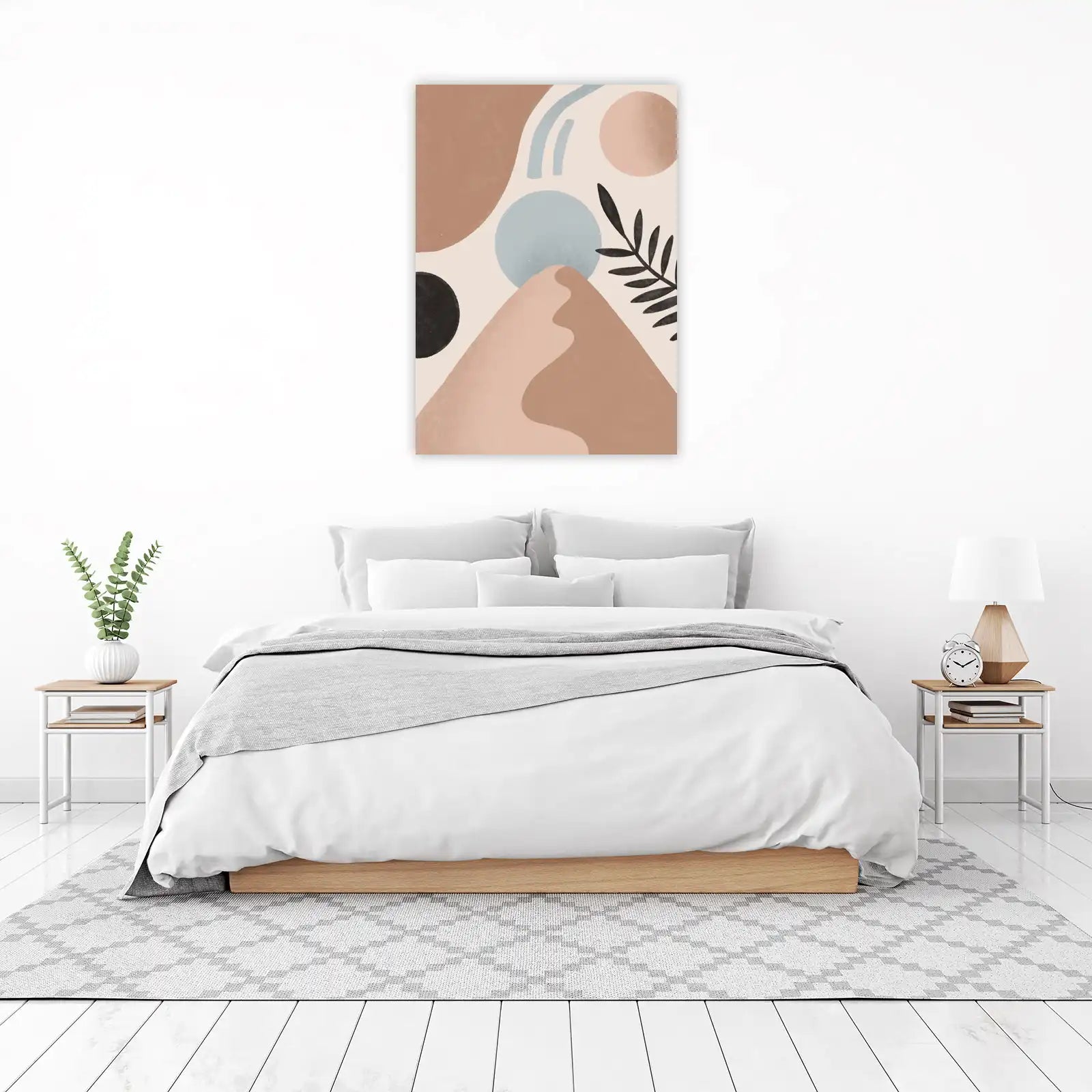 Bohemian Desert Landscape Wall Art