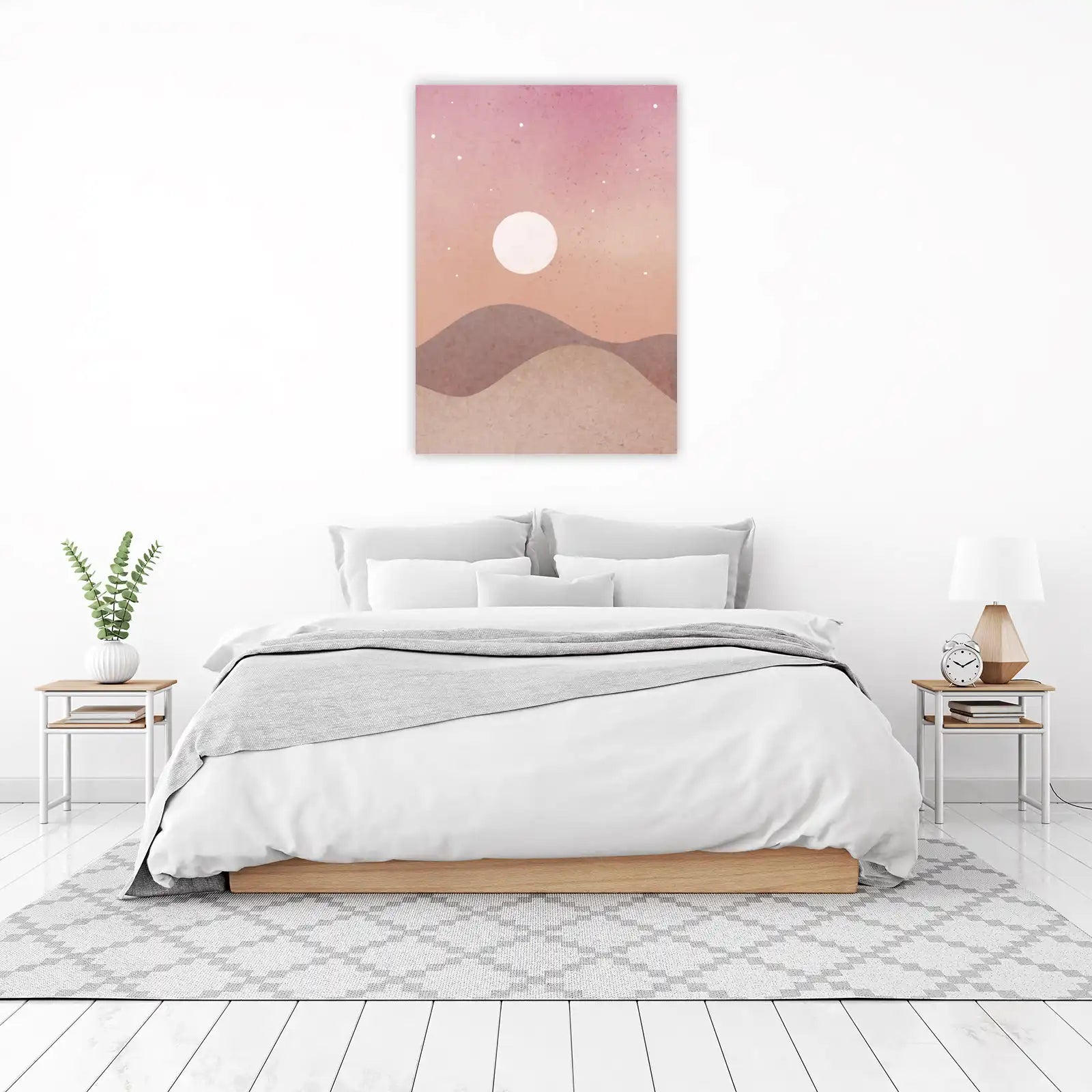 Abstract Desert Moonscape Wall Art