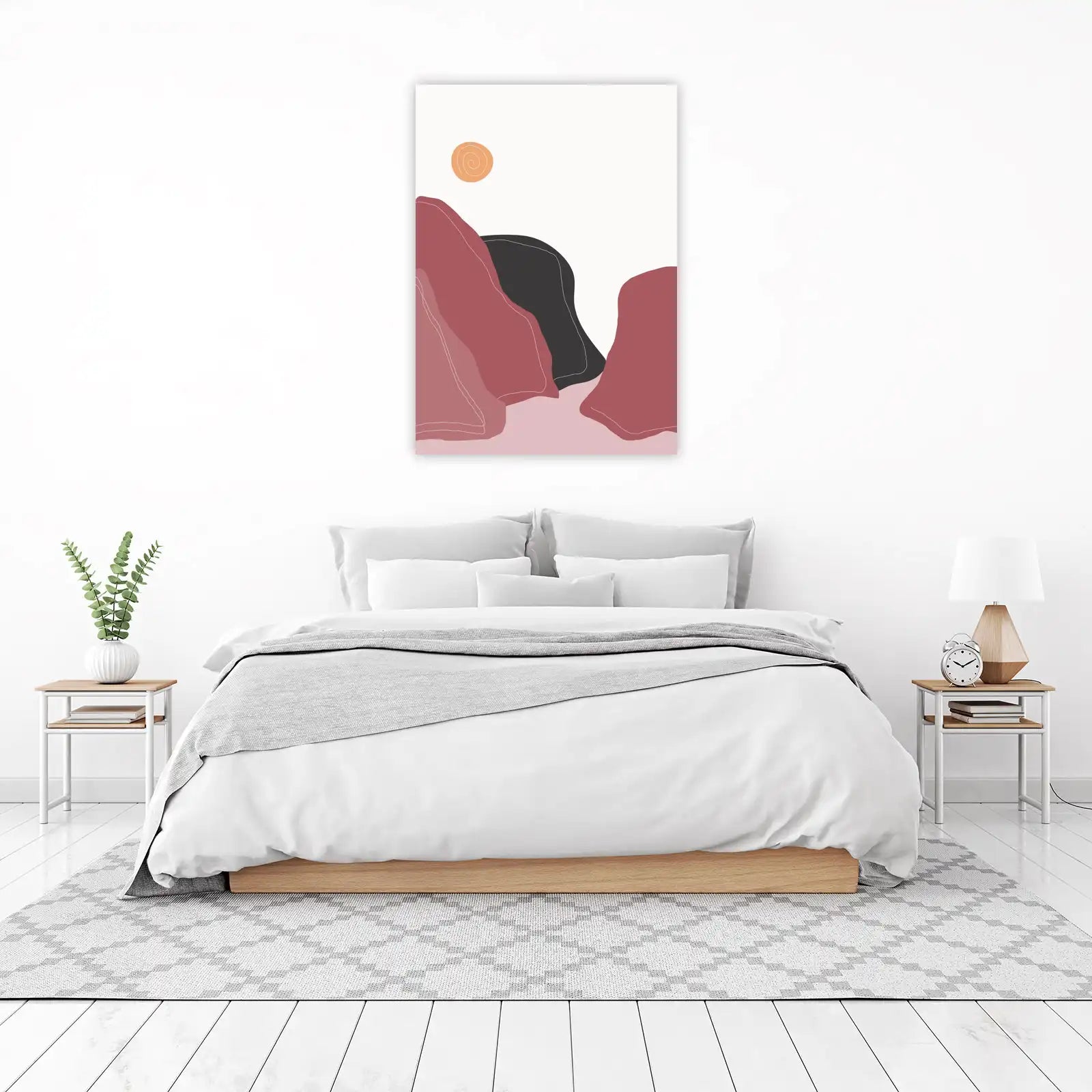 Boho Abstract Landscape Wall Art