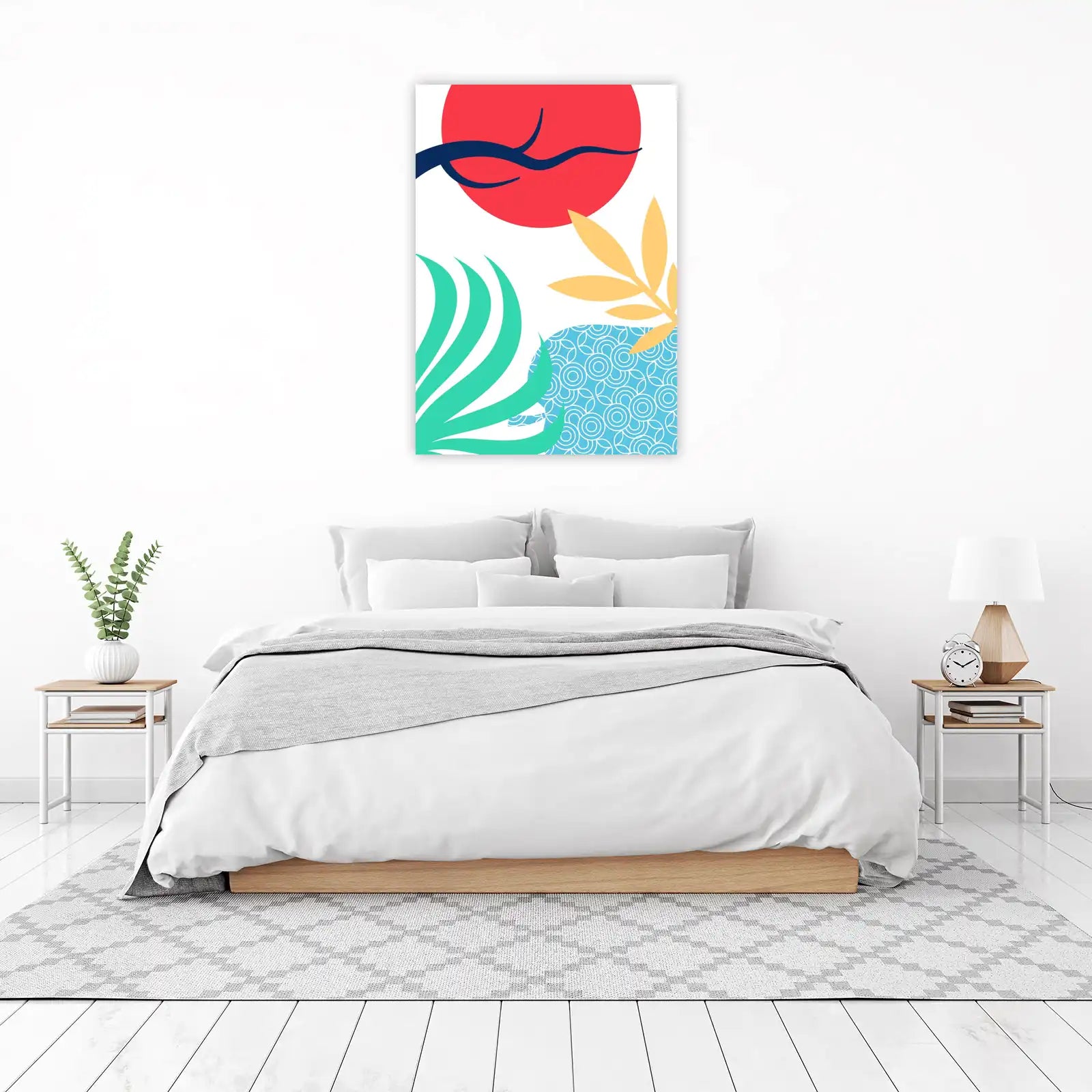 Vibrant Abstract Nature Wall Art