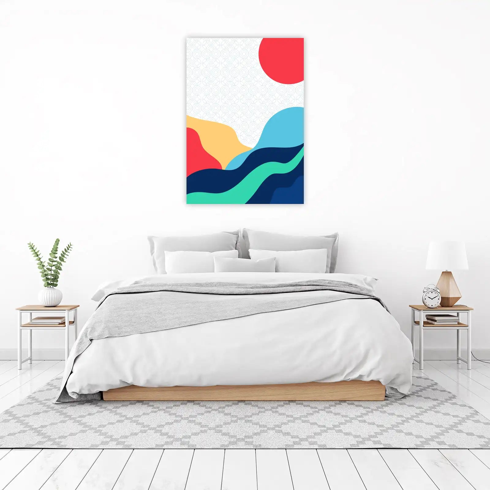 Abstract Landscape Wall Art | Mid-Century Modern Art