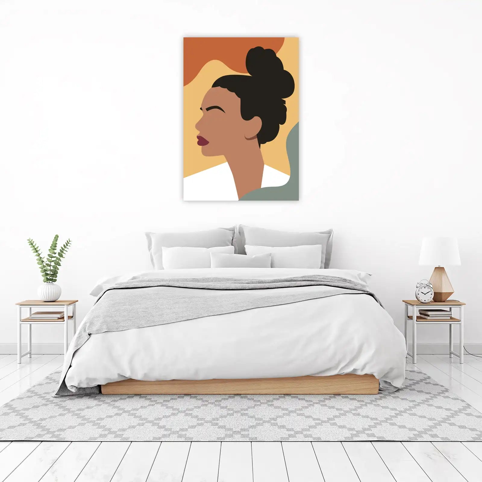Modern Abstract Portrait Wall Art