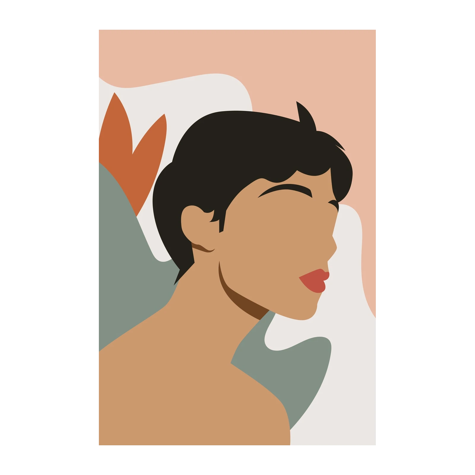 Modern Abstract Portrait Wall Art
