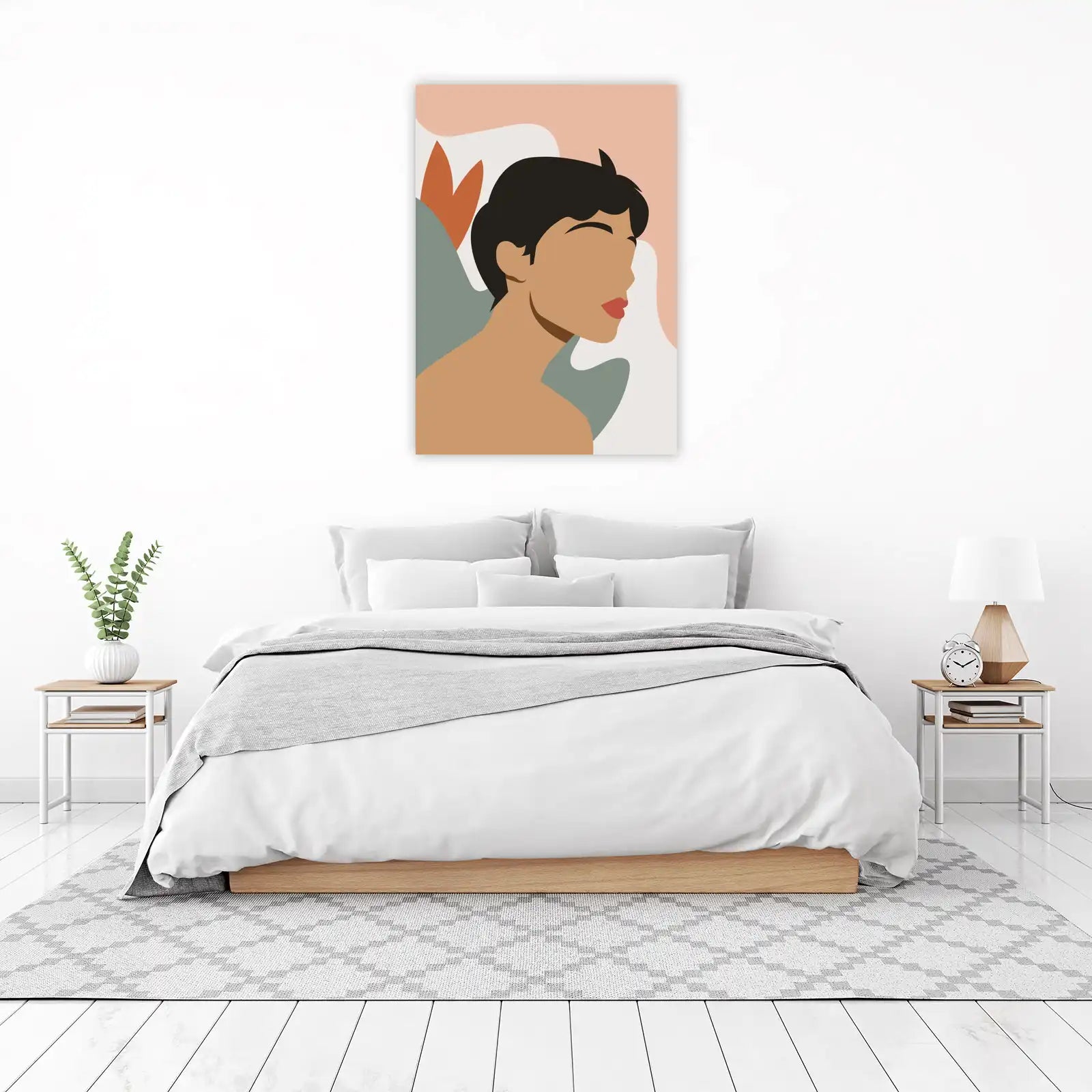 Modern Abstract Portrait Wall Art