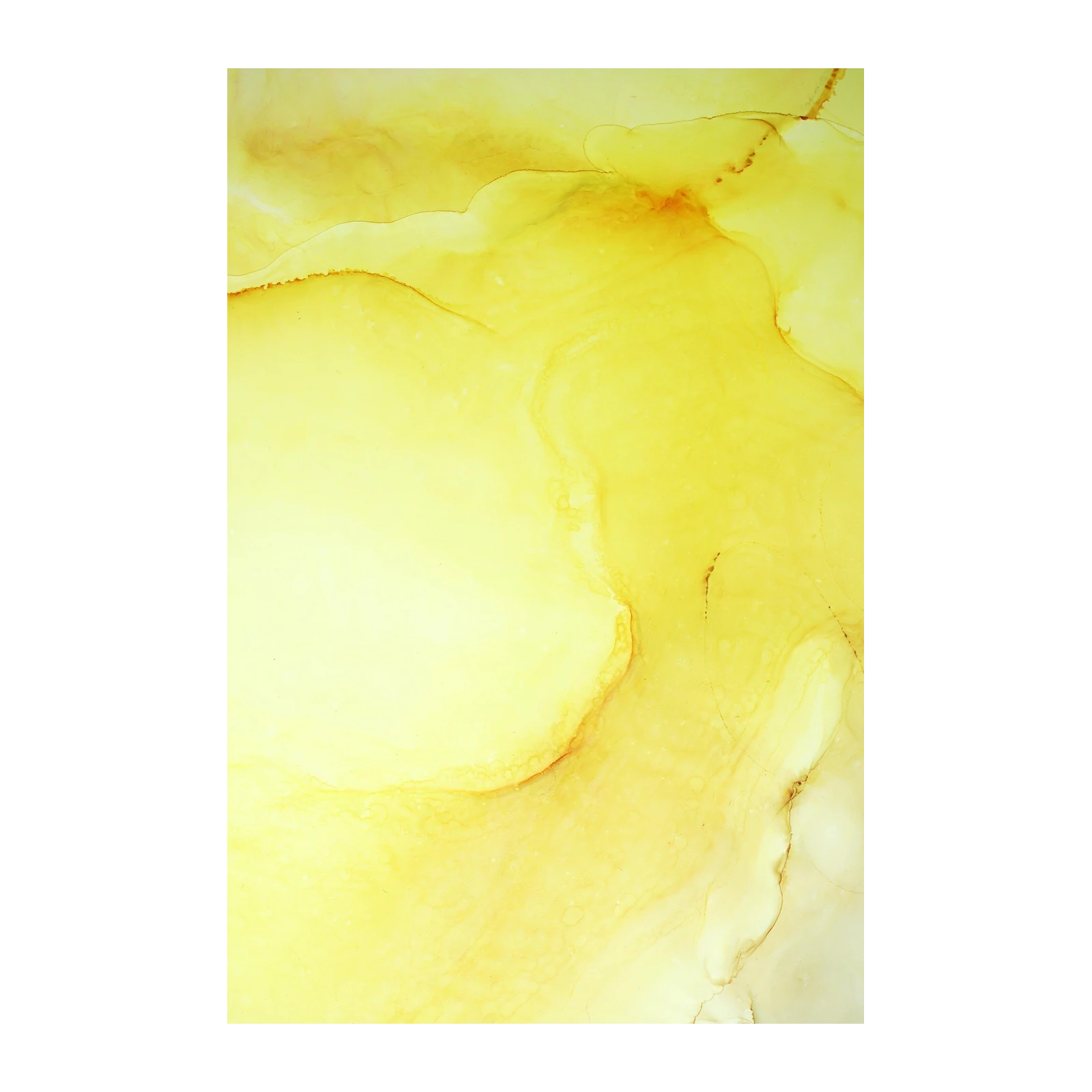 Abstract Yellow Flow Wall Art Wall Art