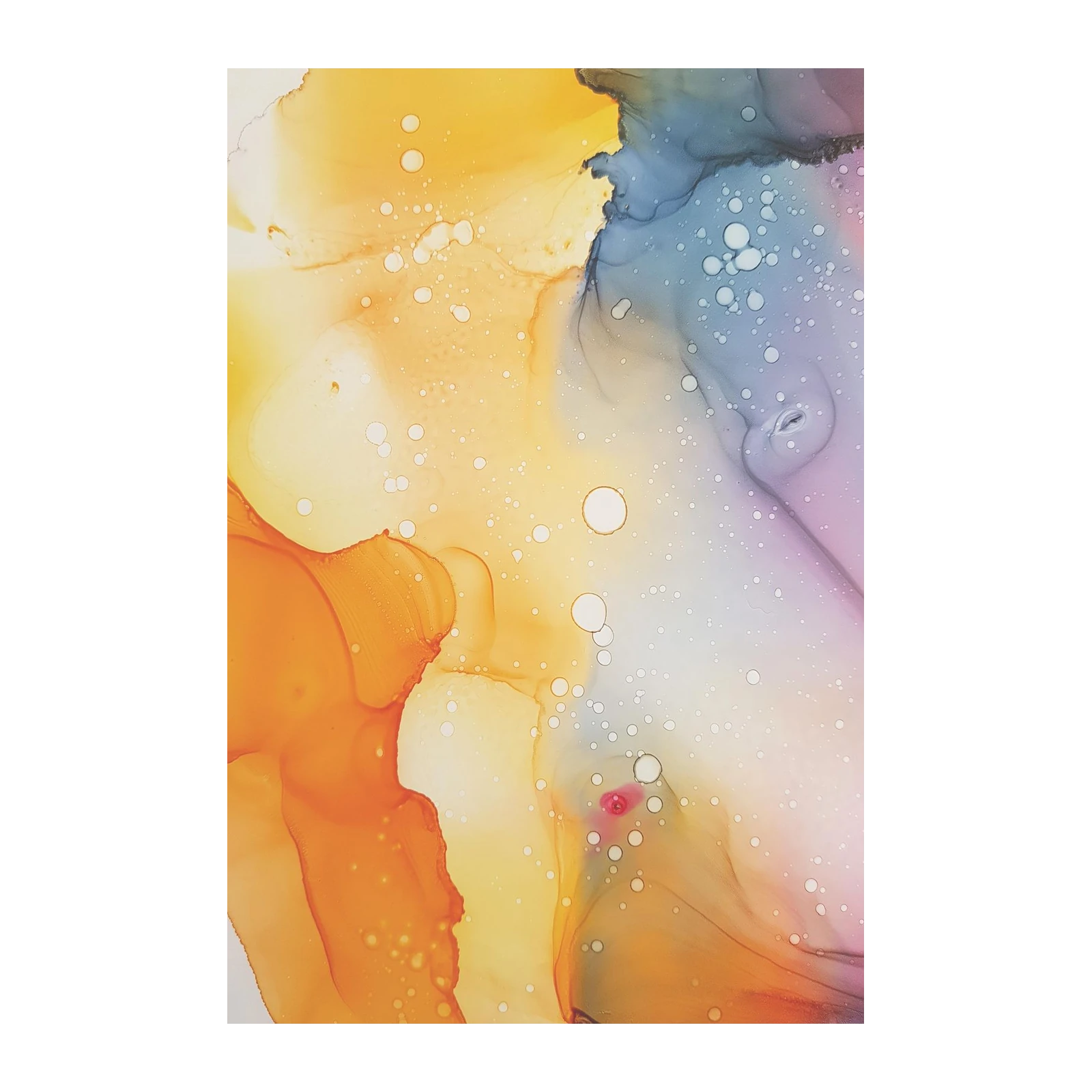 Abstract Watercolor Flow Wall Art